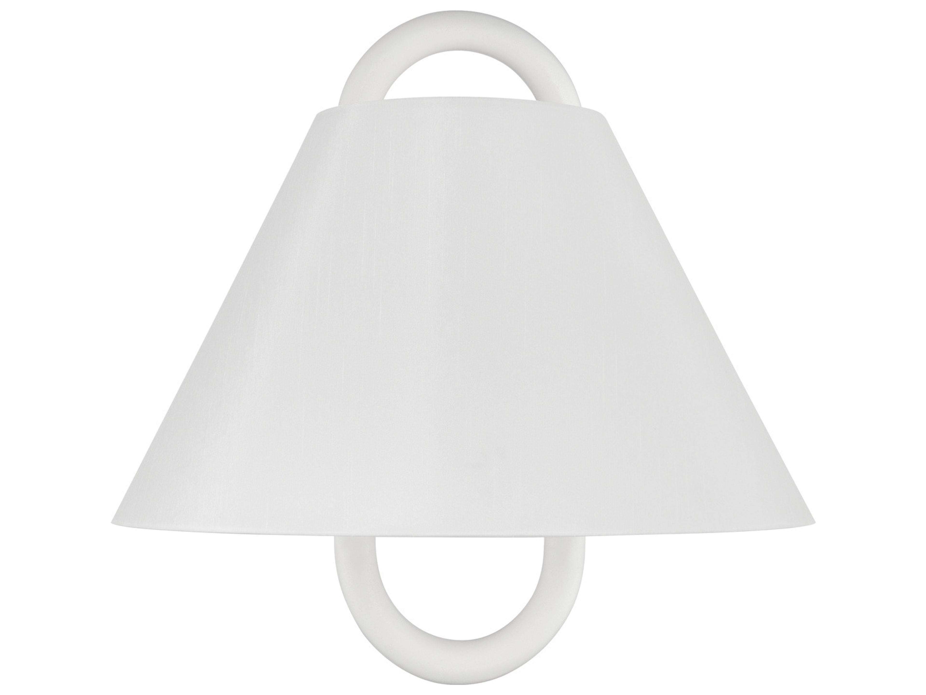 Crystorama Jojo 1-Light White Wall Sconce