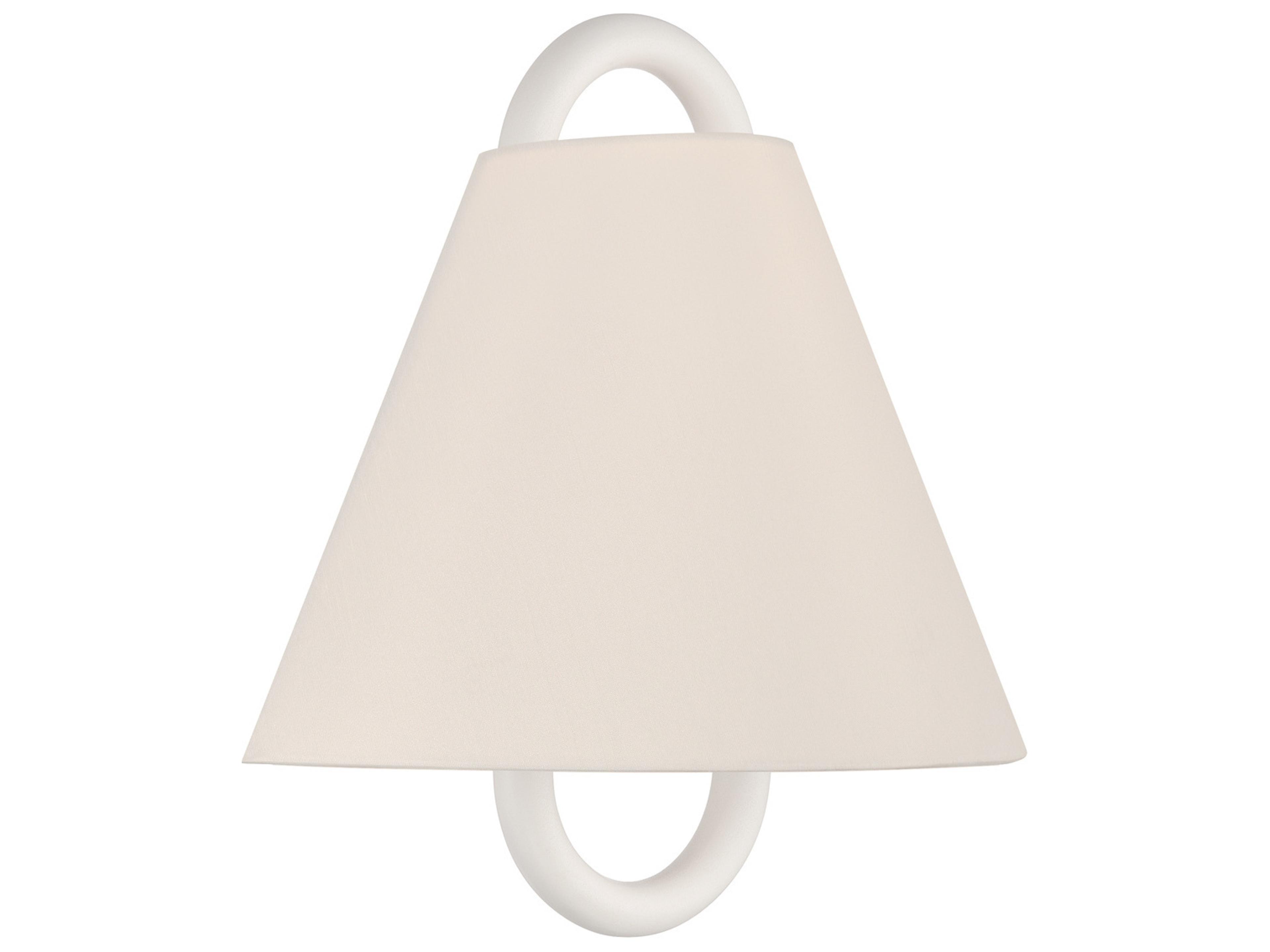 Crystorama Jojo 1-Light White Wall Sconce