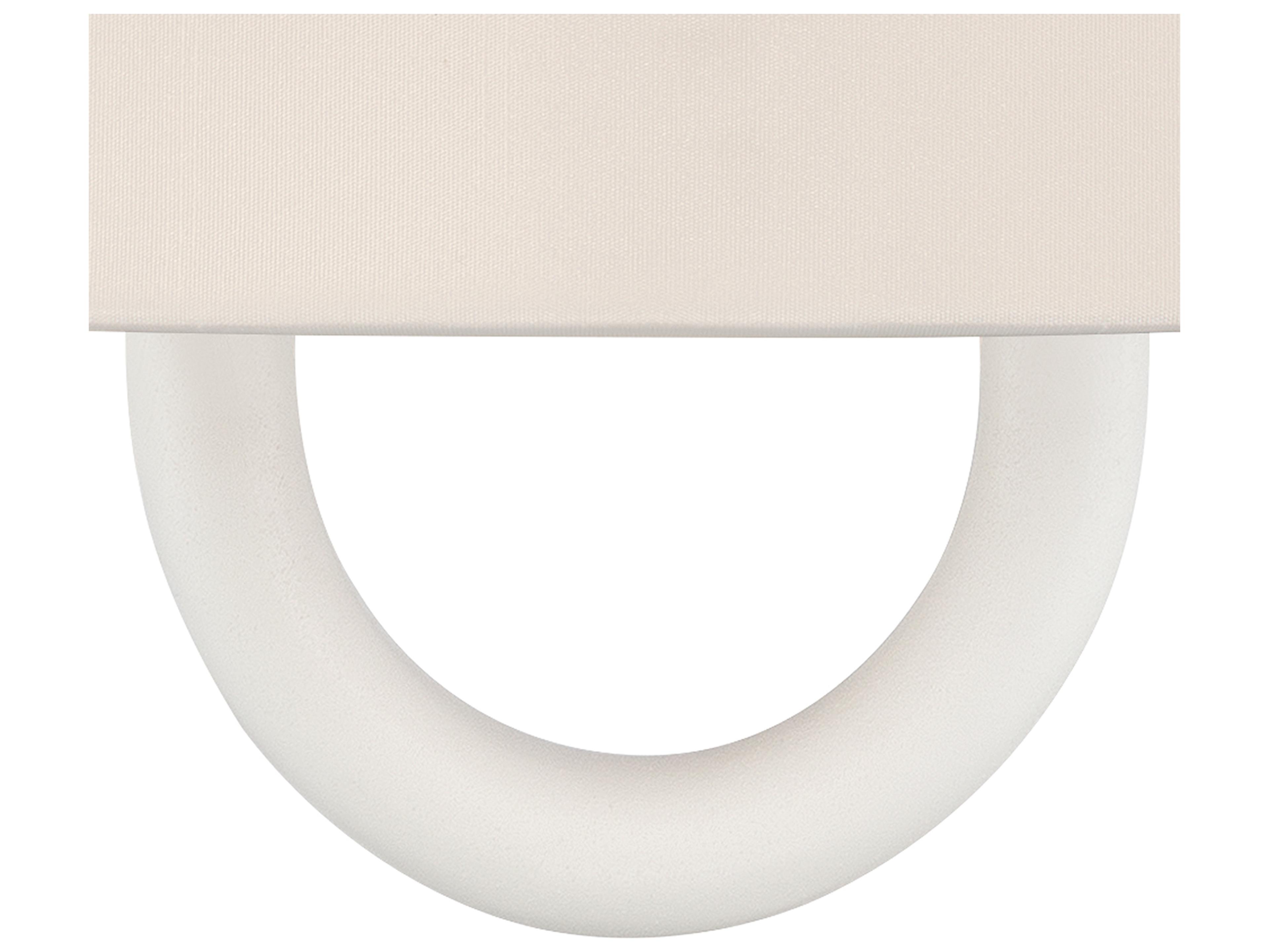 Crystorama Jojo 1-Light White Wall Sconce