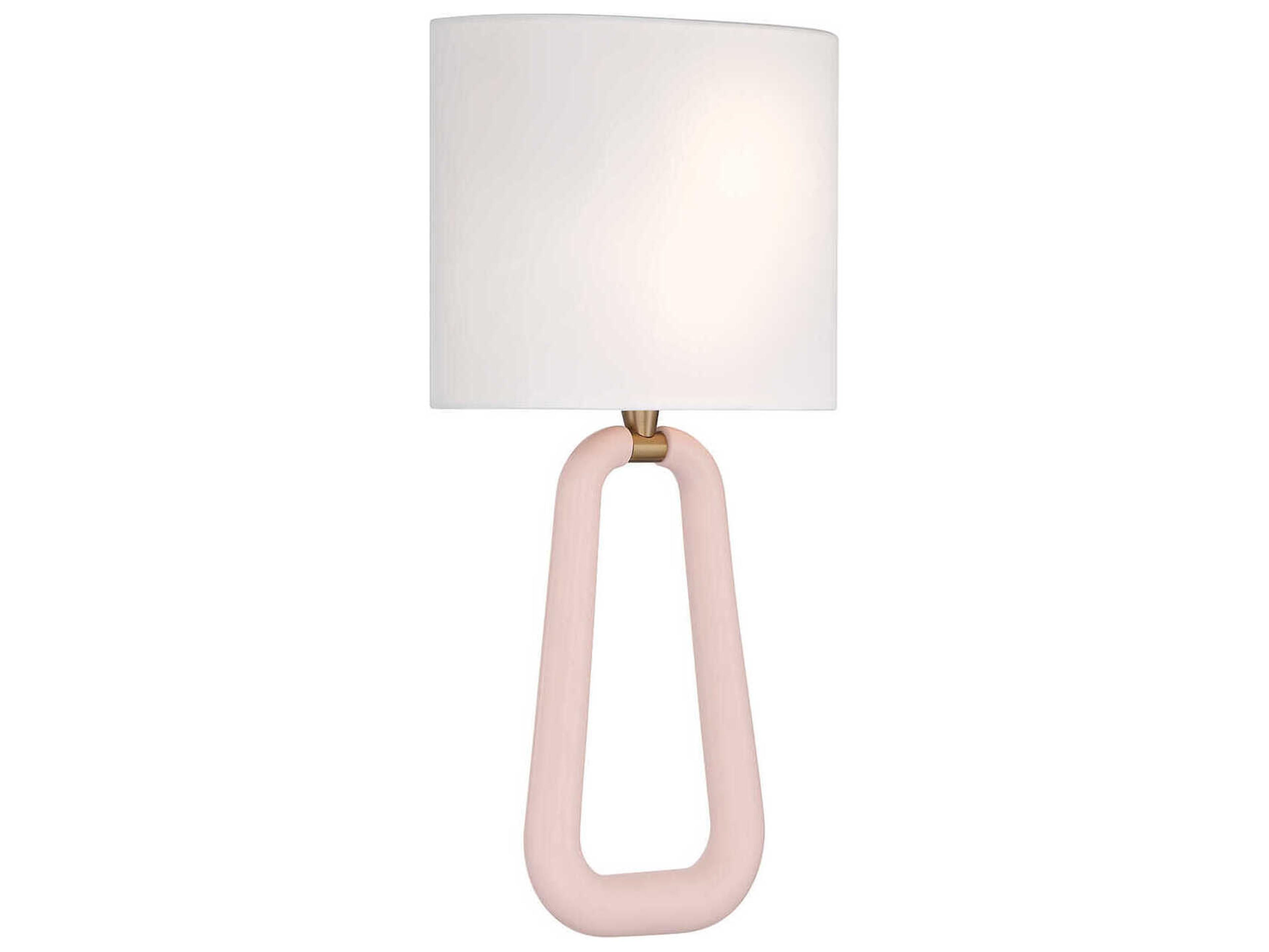 Crystorama Jori 2-Light Aged Brass Pink Wall Sconce