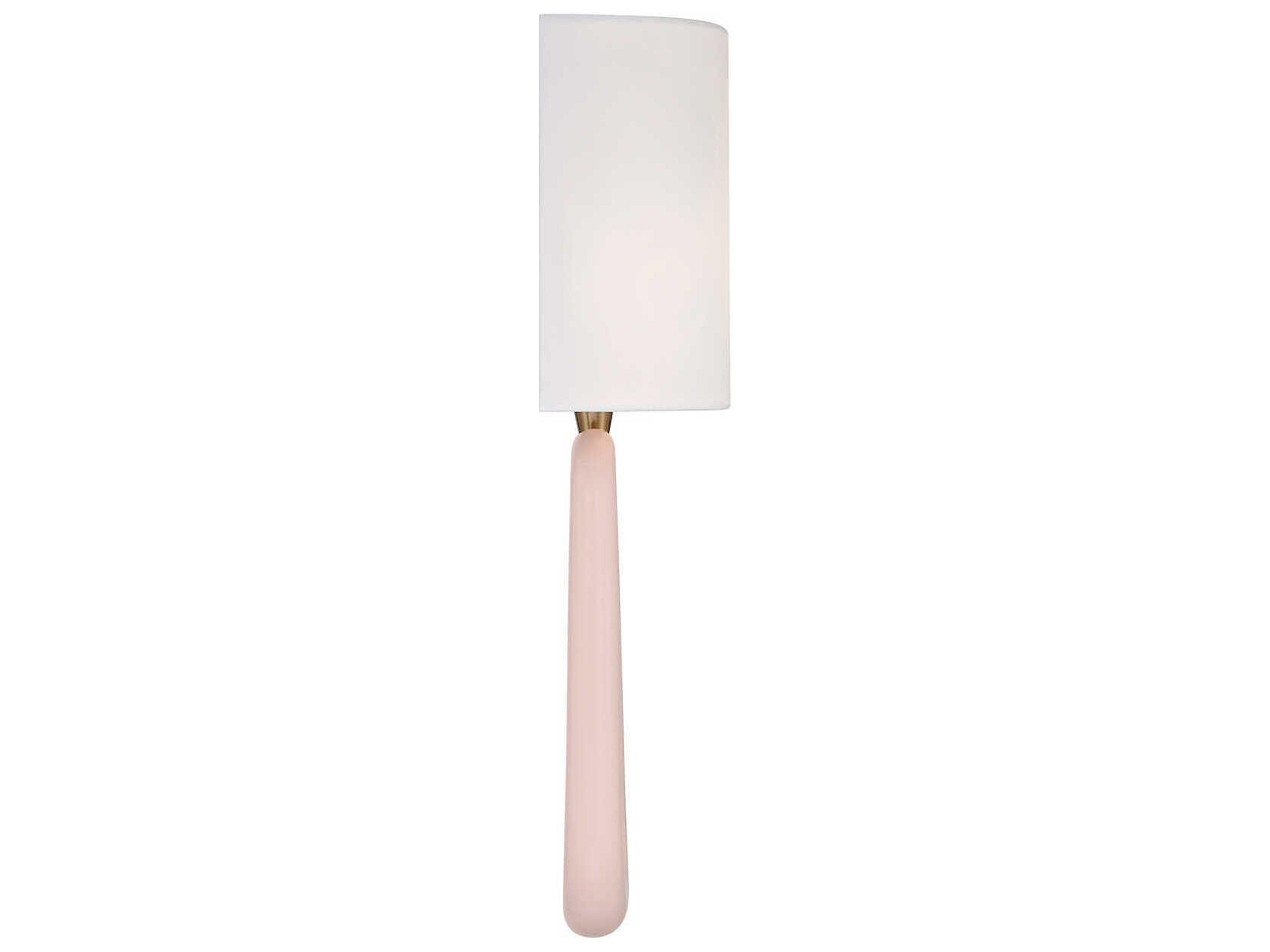 Crystorama Jori 2-Light Aged Brass Pink Wall Sconce