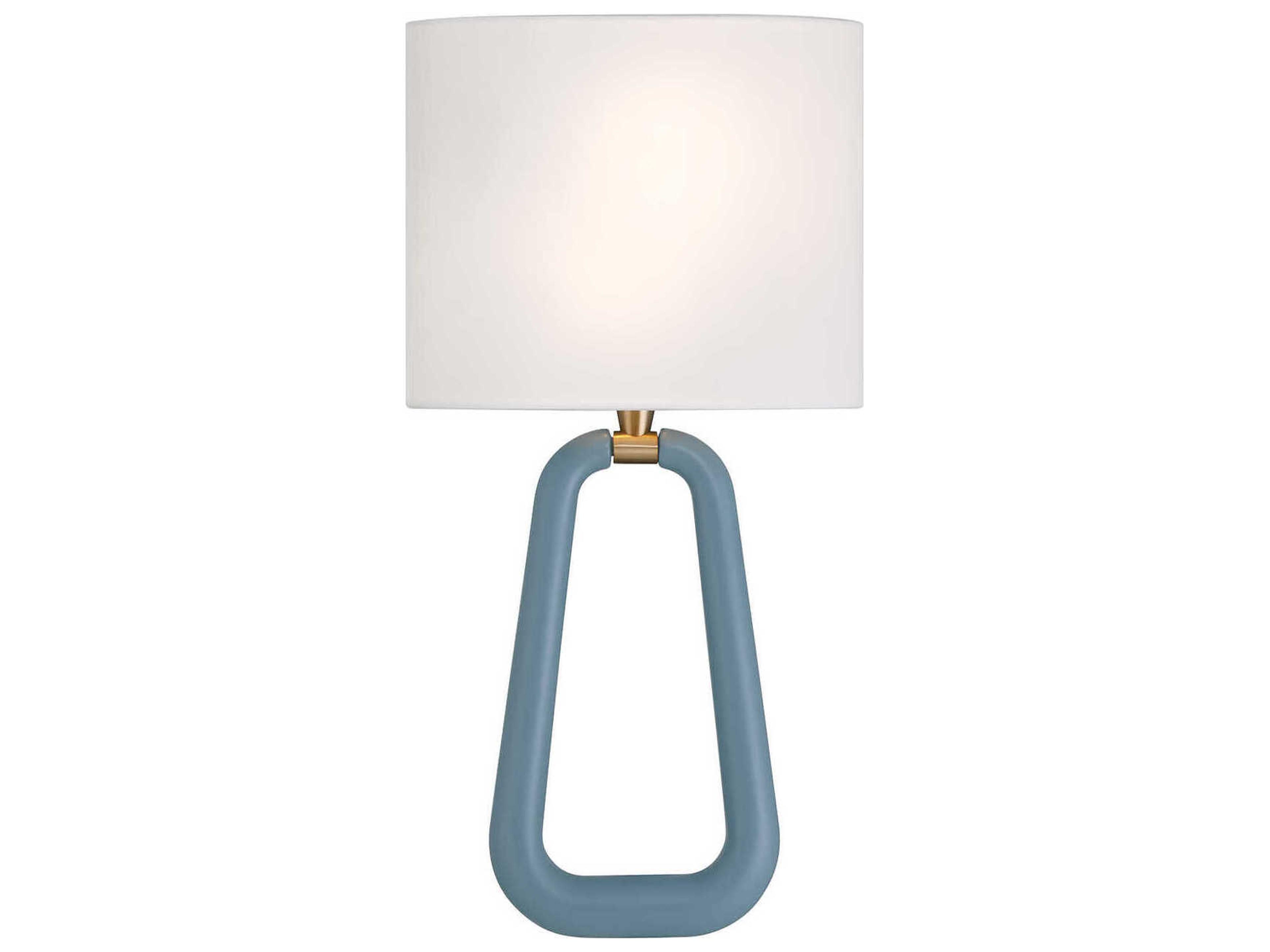 Jori 2-Light Aged Brass Blue Wall Sconce