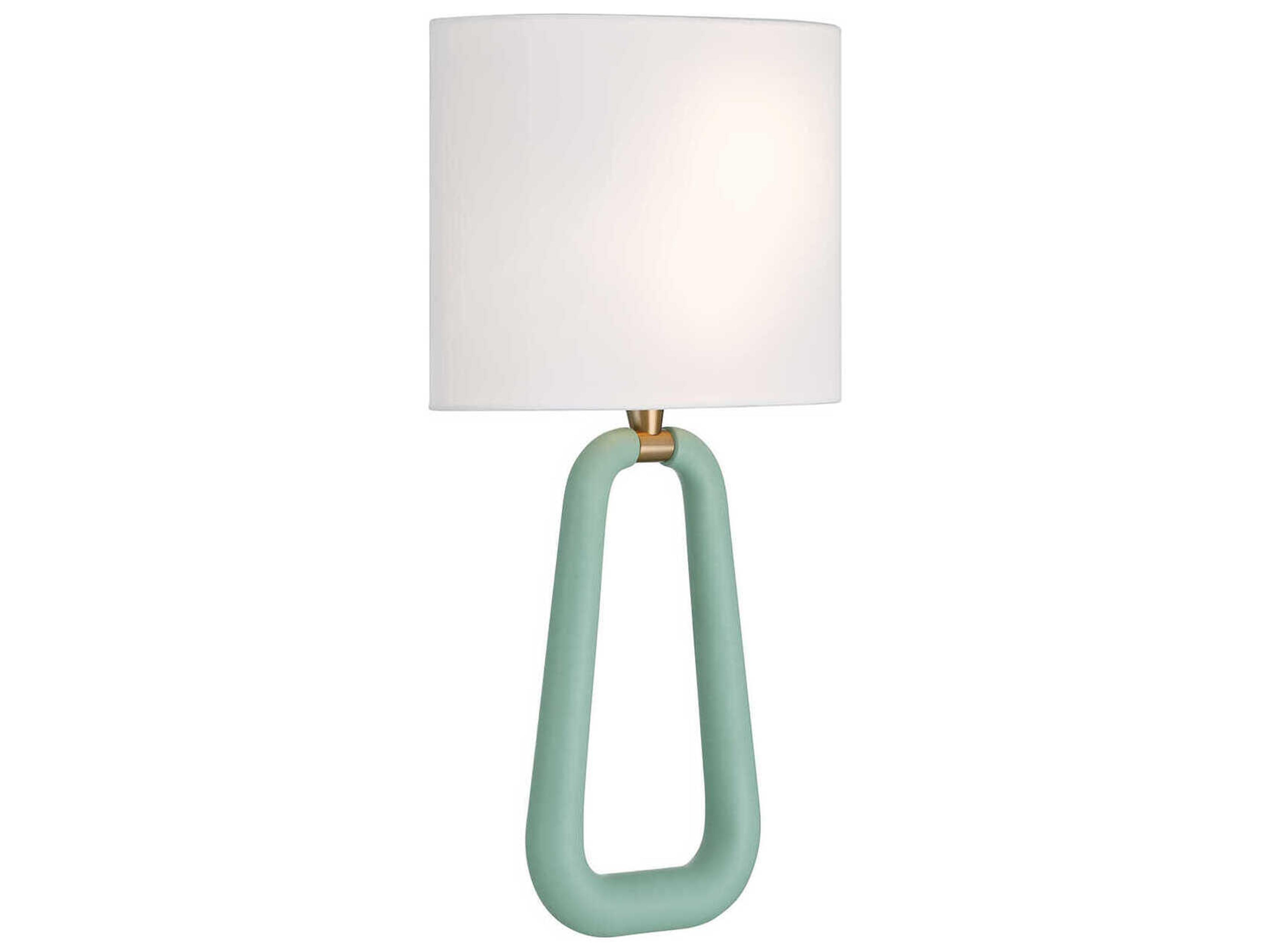 Crystorama Jori 2-Light Aged Brass Green Wall Sconce