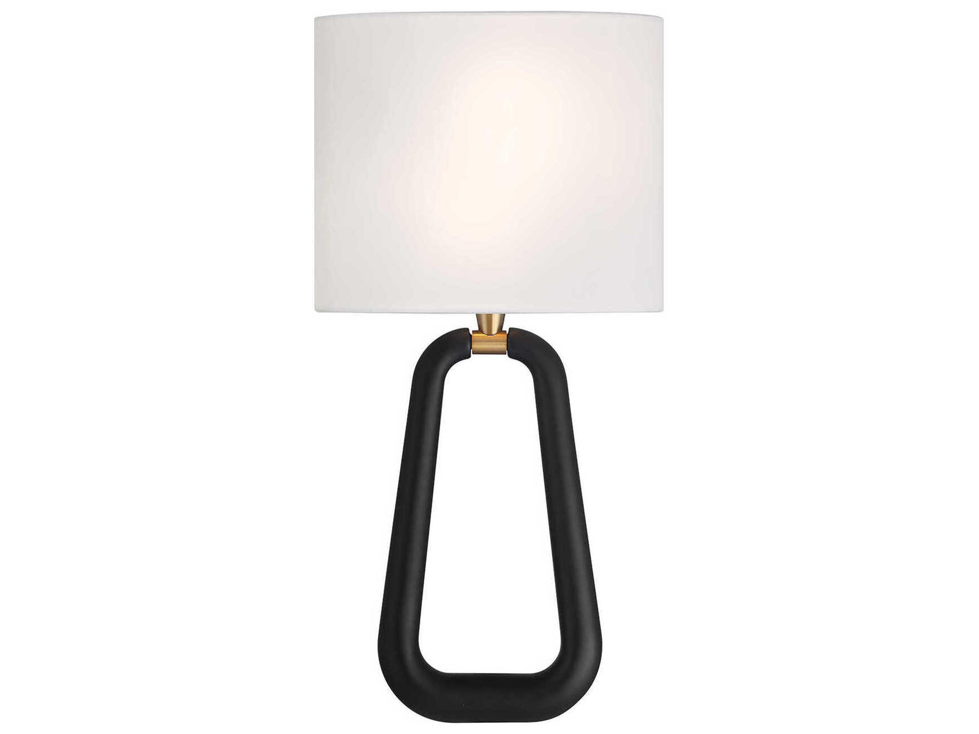 Jori 2-Light Aged Brass Matte Black Wall Sconce