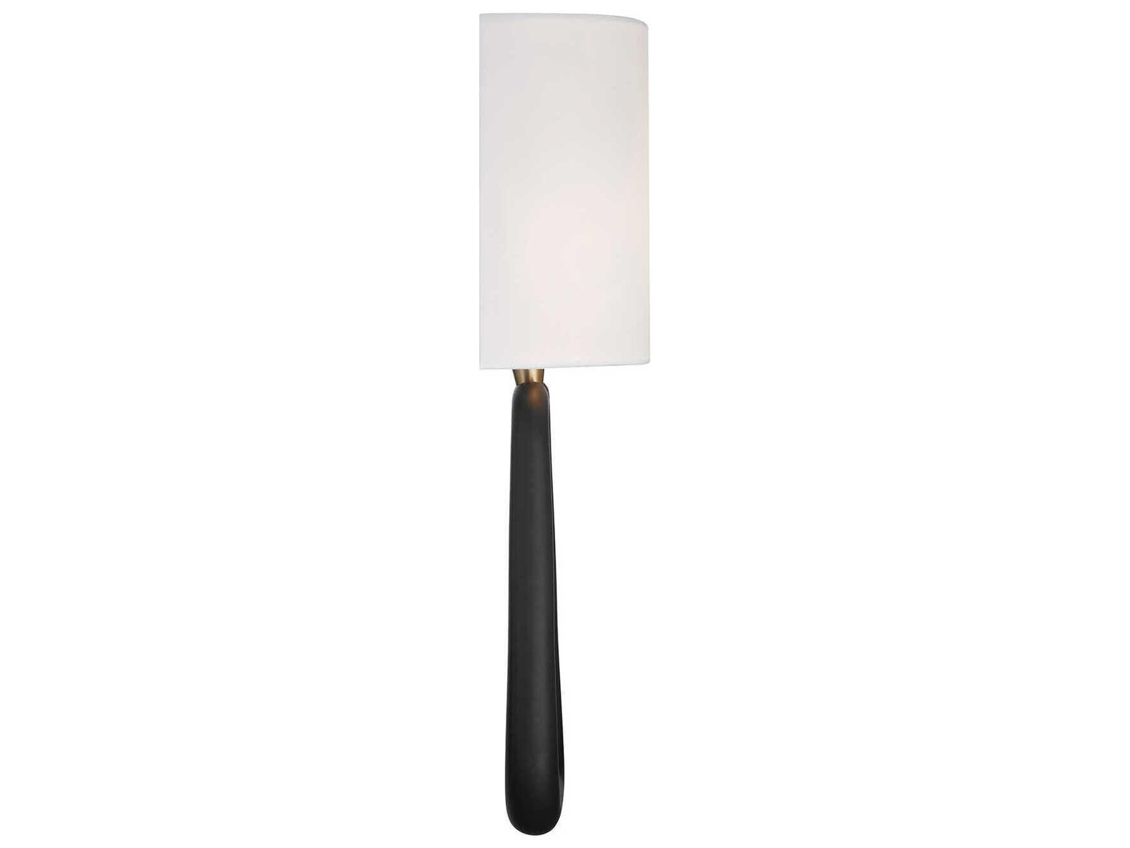 Crystorama Jori 2-Light Aged Brass Matte Black Wall Sconce