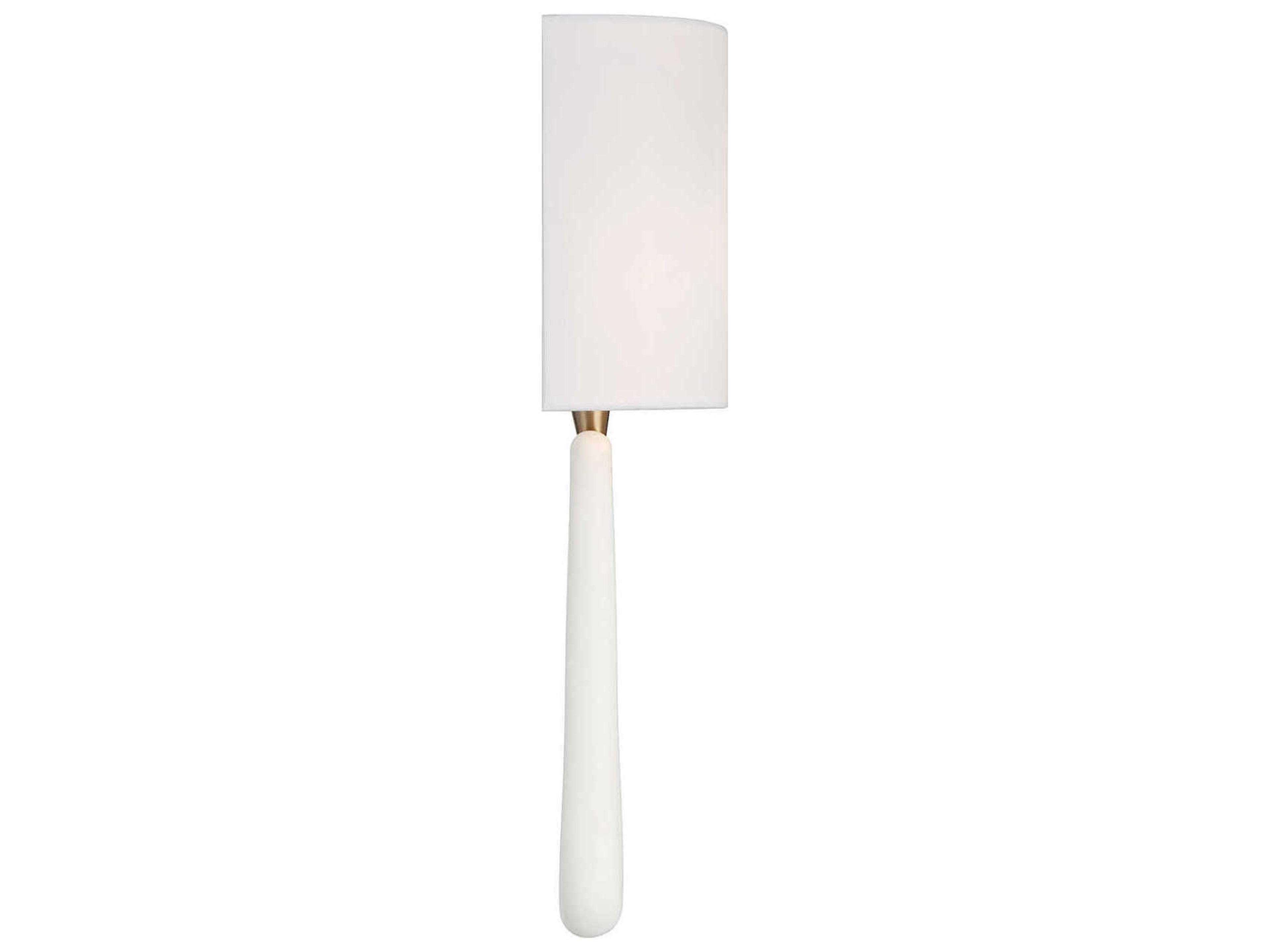 Crystorama Jori 2-Light Aged Brass Matte White Wall Sconce
