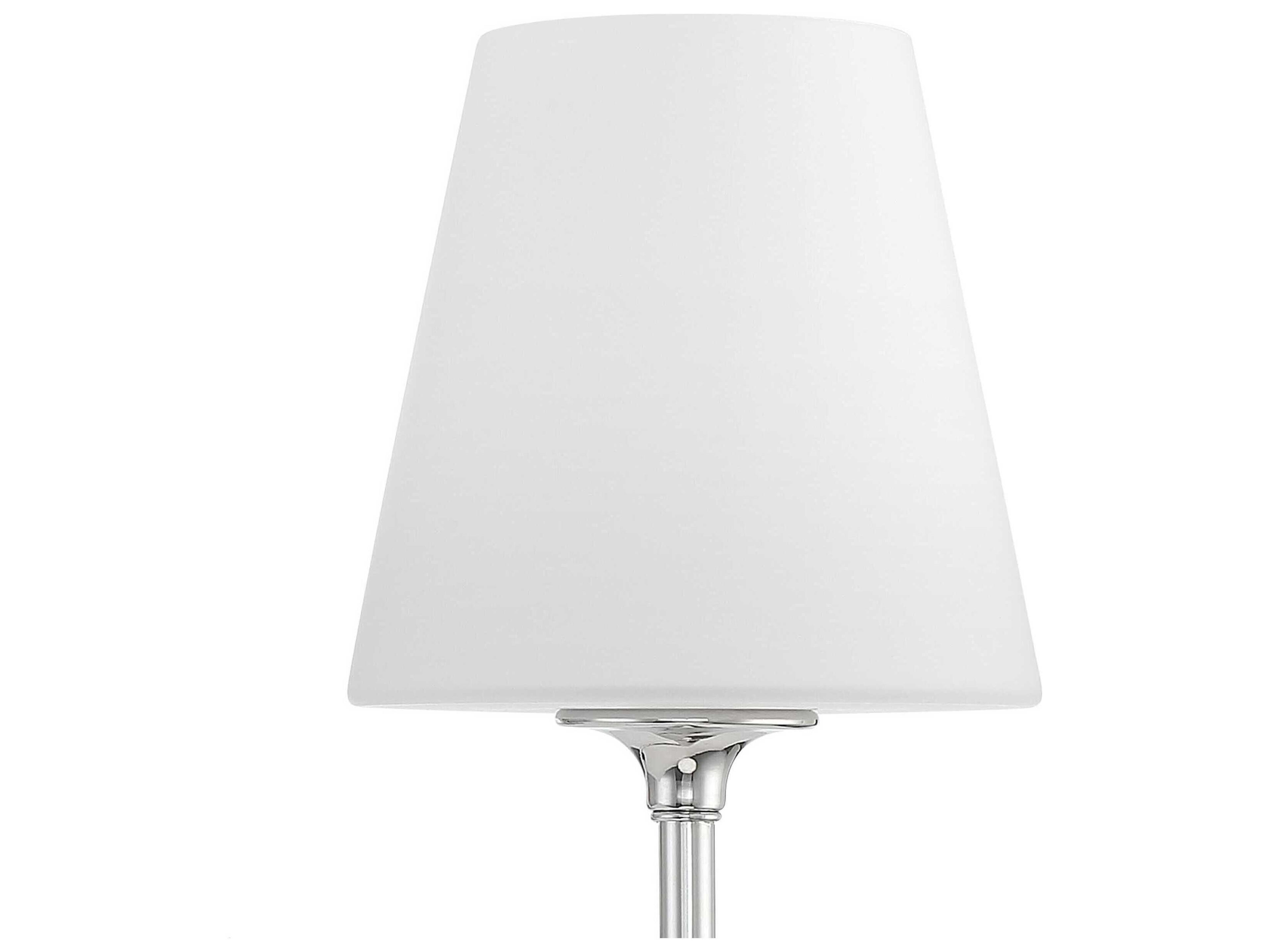 Crystorama Juno 2-Light Polished Nickel Glass Wall Sconce