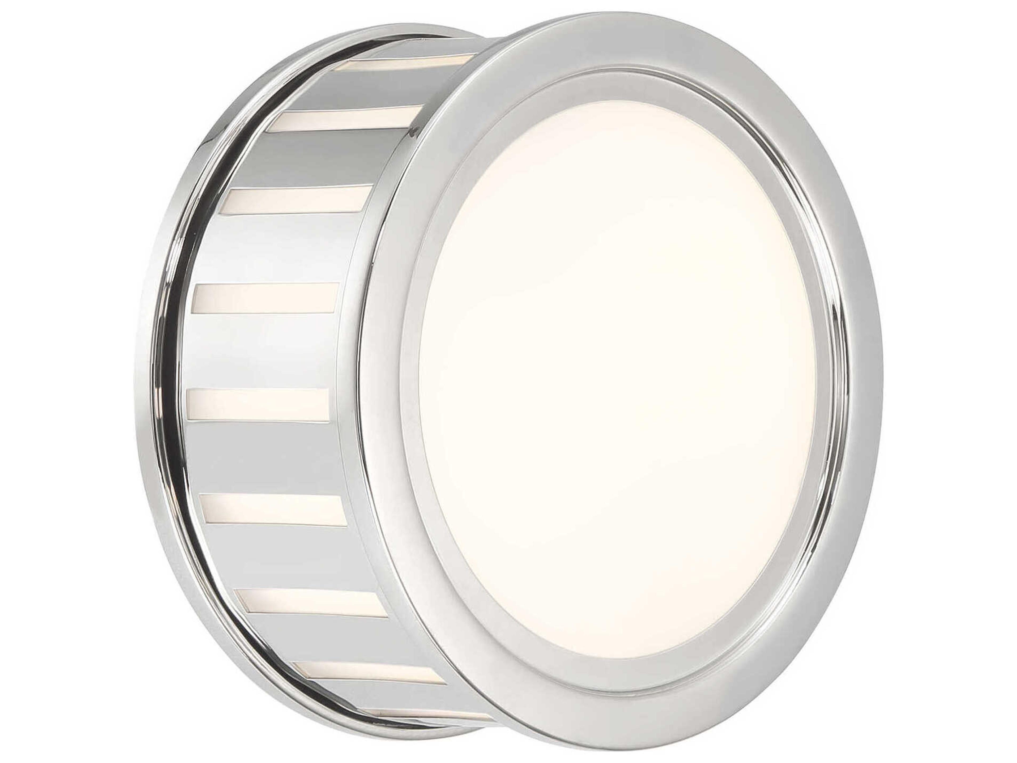 Crystorama Kendal 2-Light Polished Nickel Wall Sconce