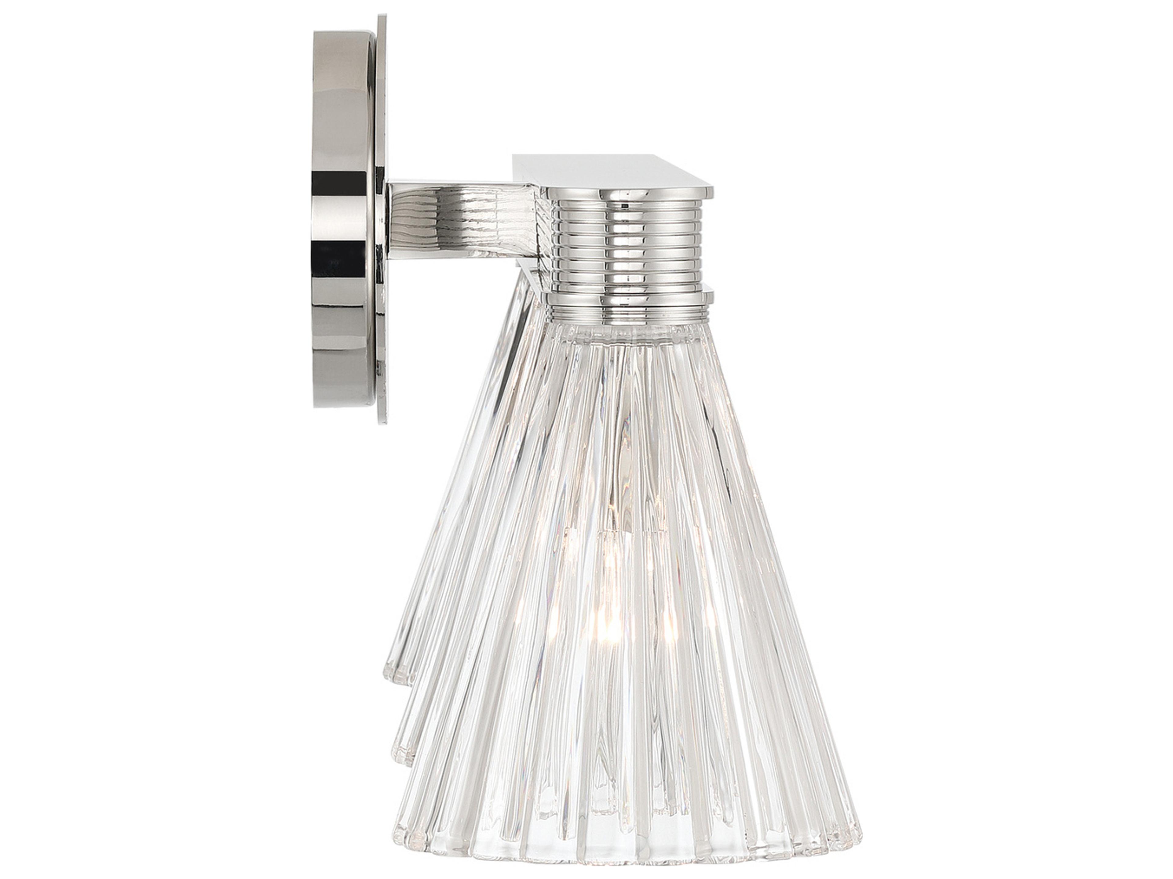 Crystorama Lotus 3-Light Silver Vanity Light