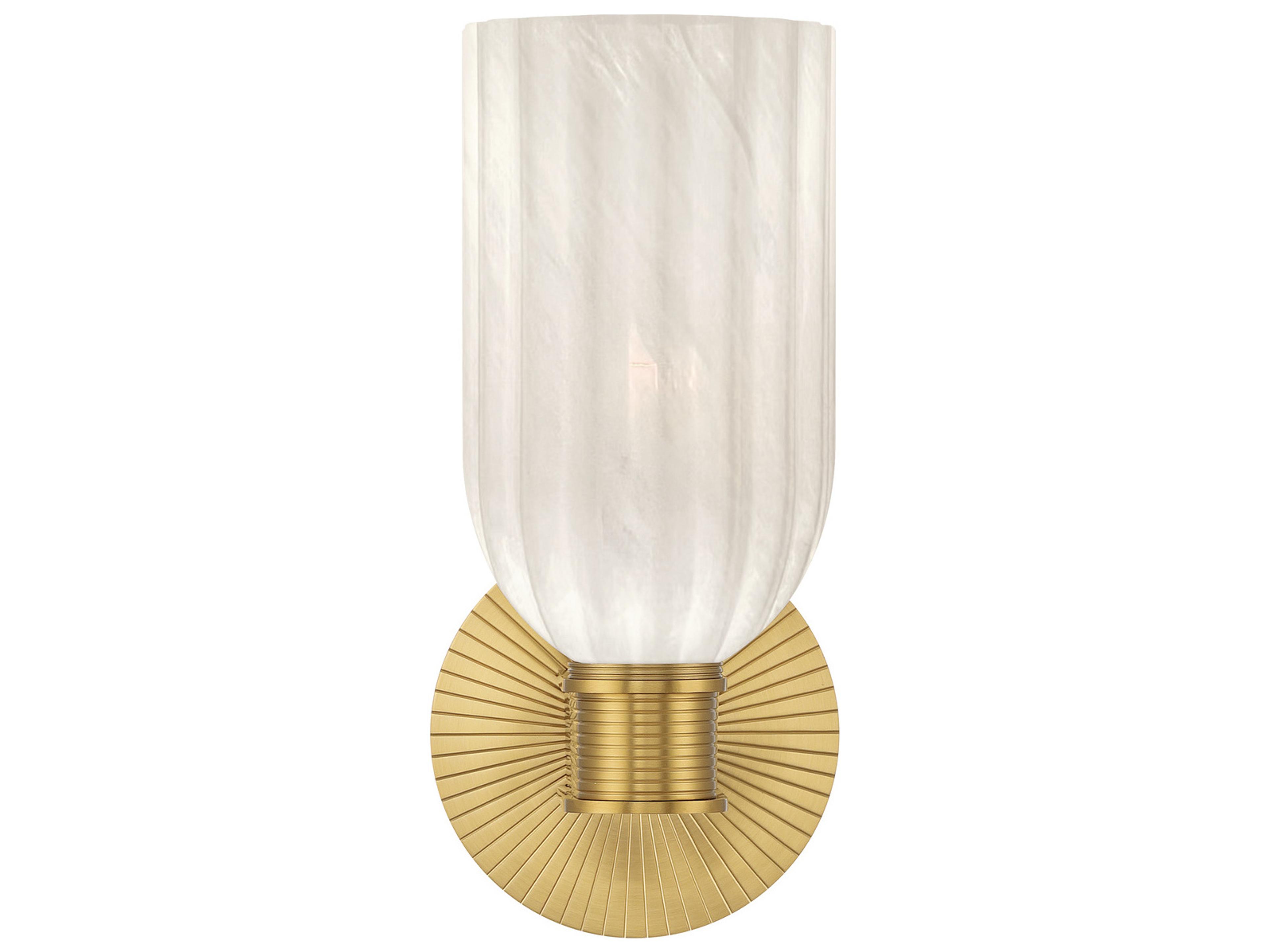 Crystorama Lotus 1-Light Gold Wall Sconce