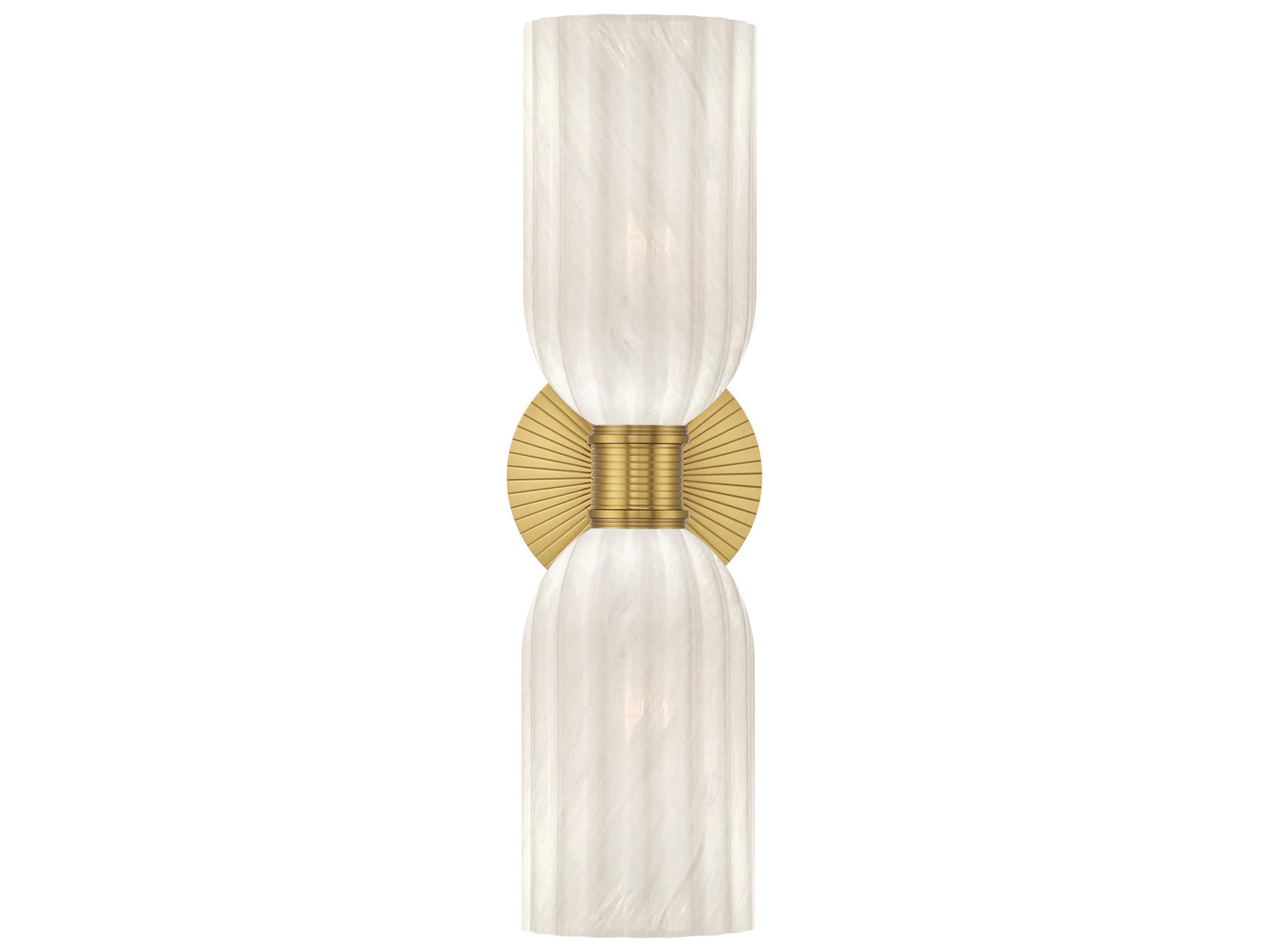 Crystorama Lotus 2-Light Gold Wall Sconce