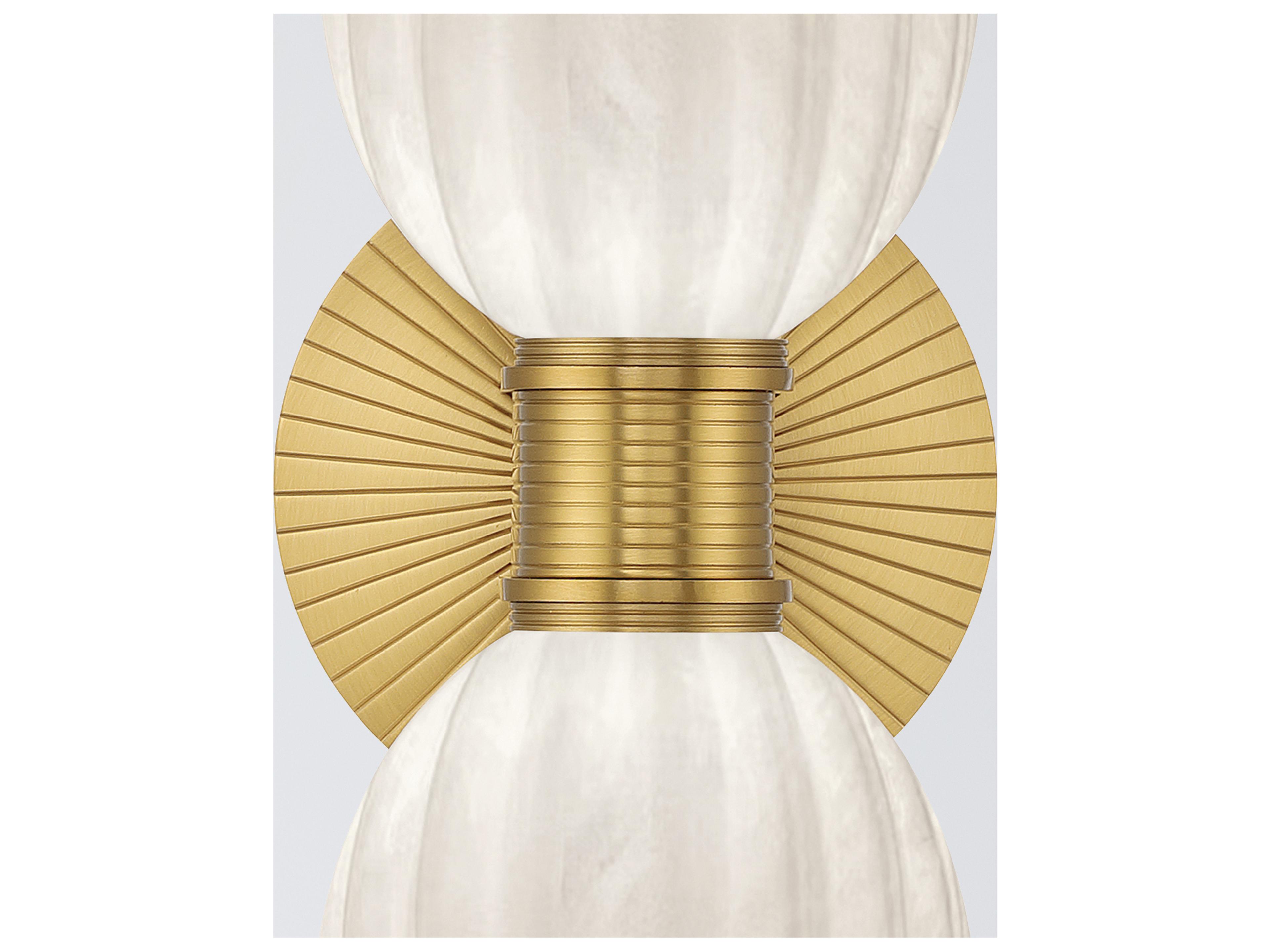 Crystorama Lotus 2-Light Gold Wall Sconce