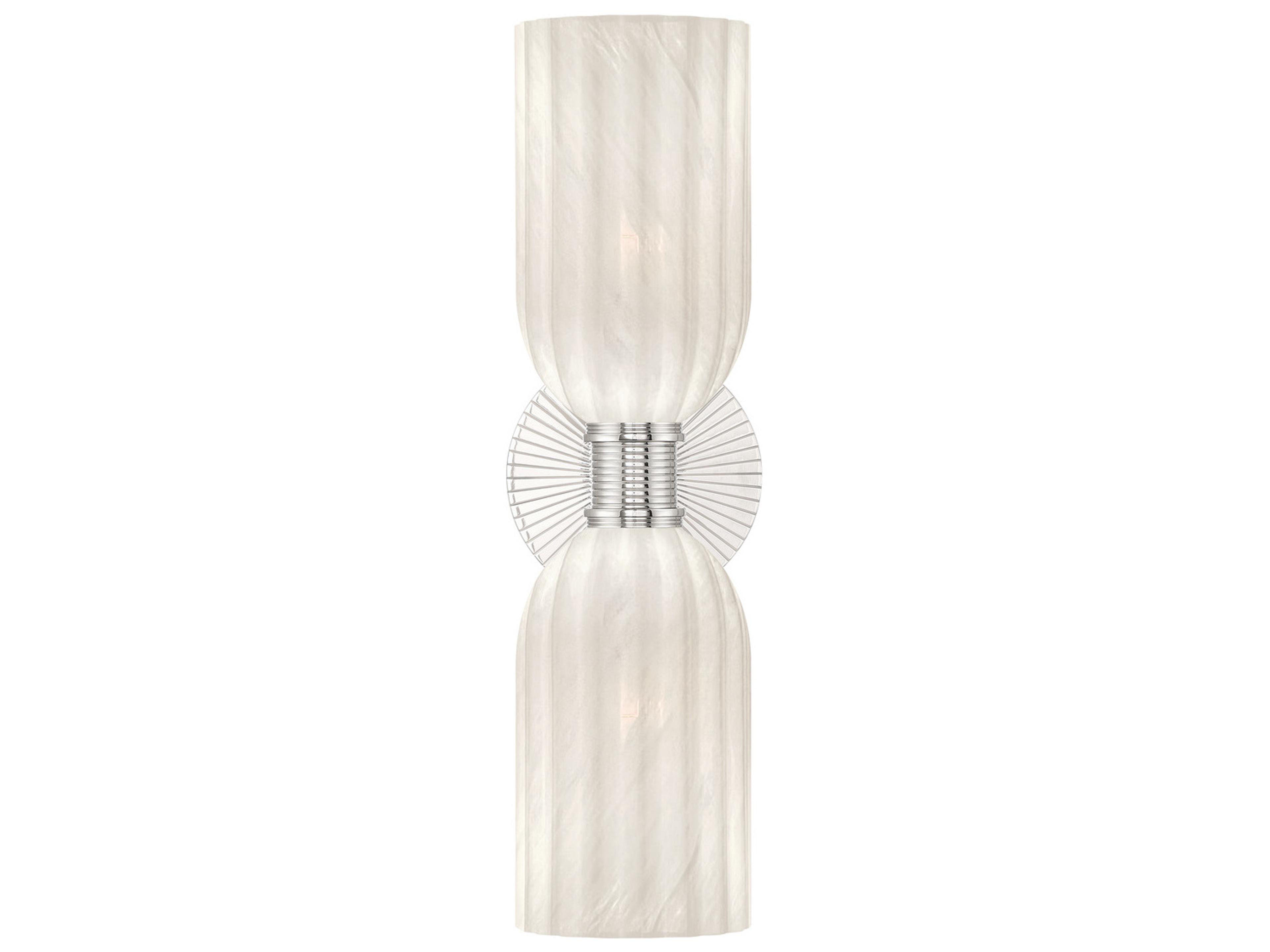 Crystorama Lotus 2-Light Silver Wall Sconce