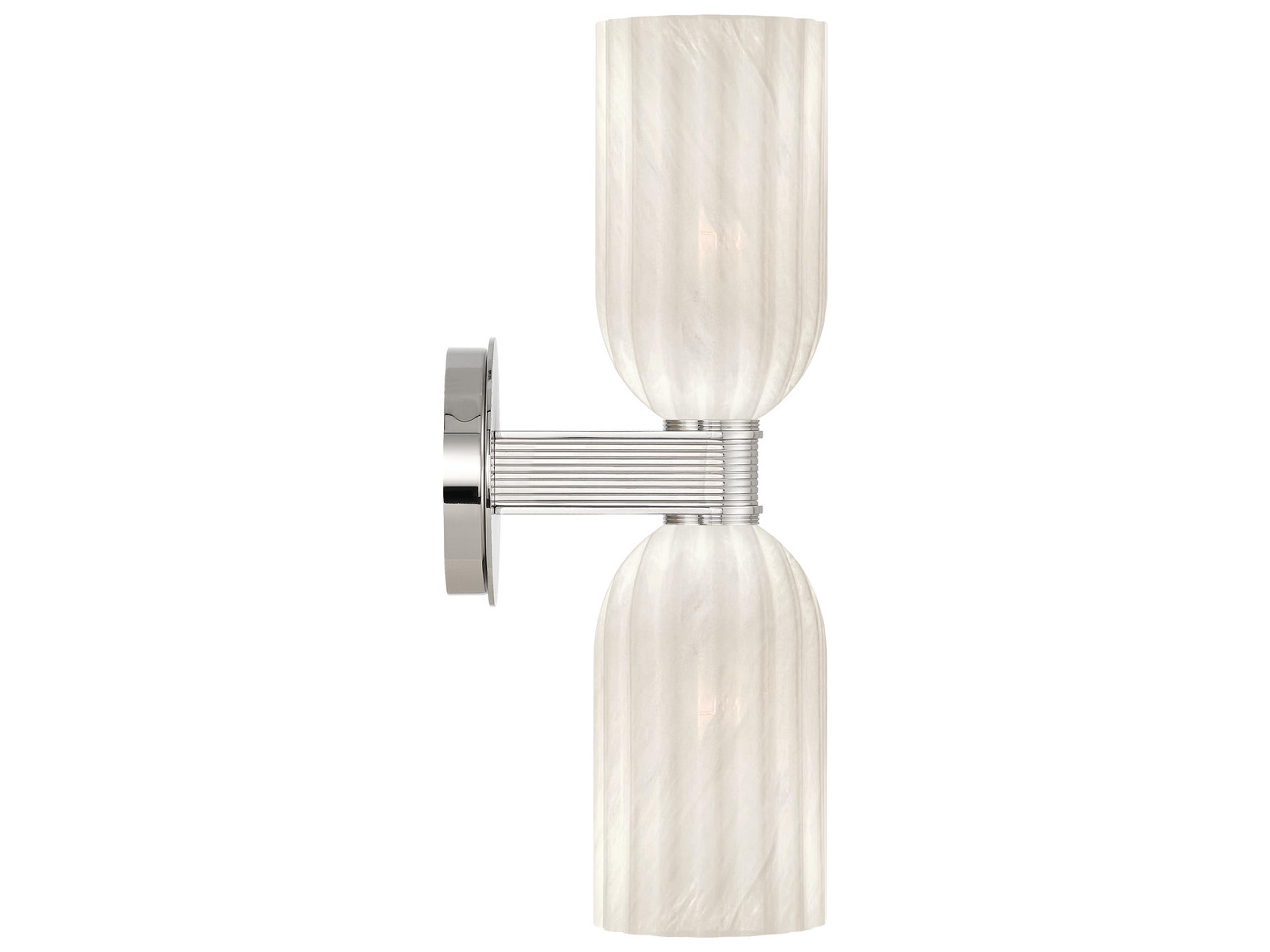 Crystorama Lotus 2-Light Silver Wall Sconce