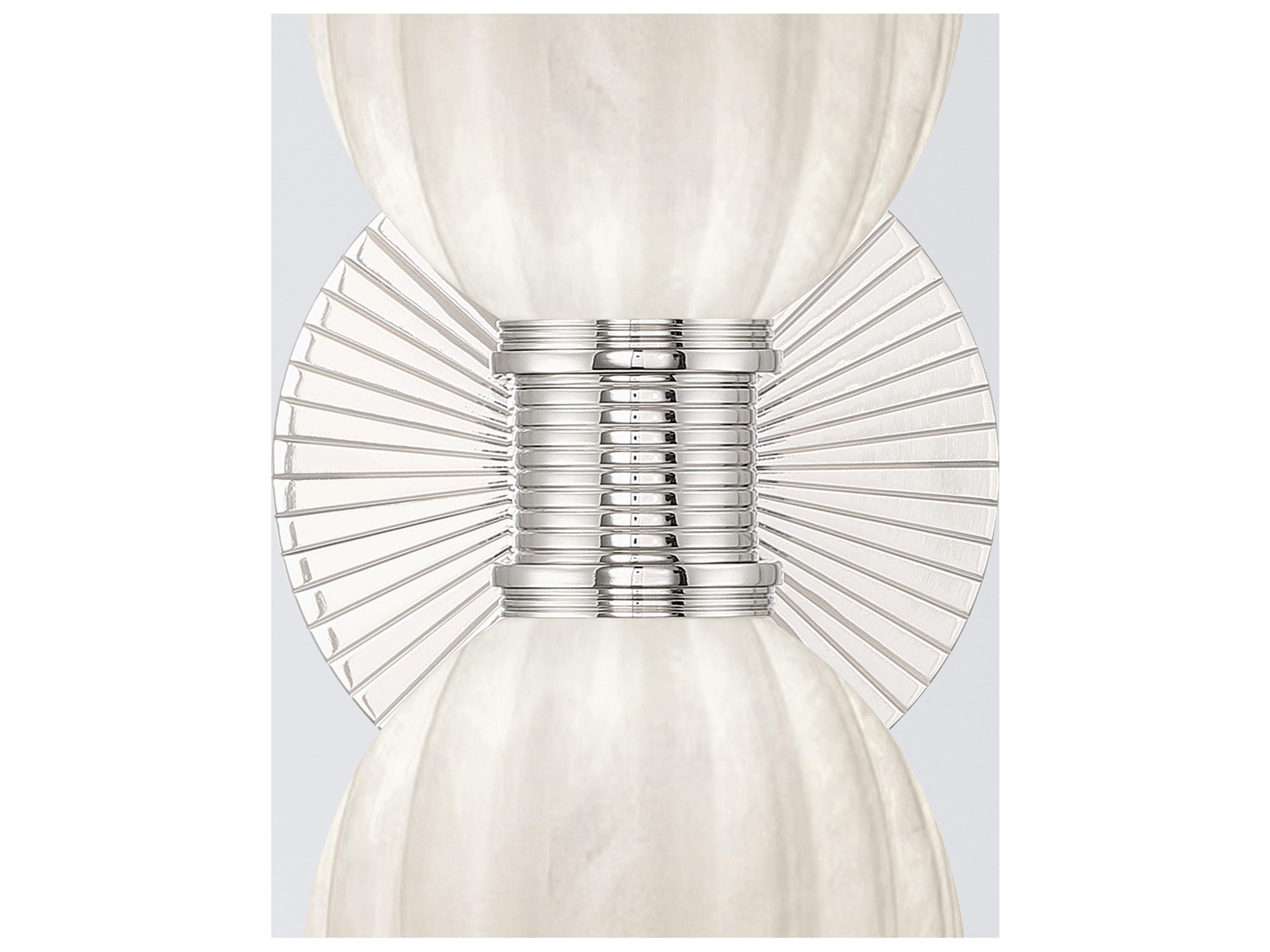 Crystorama Lotus 2-Light Silver Wall Sconce