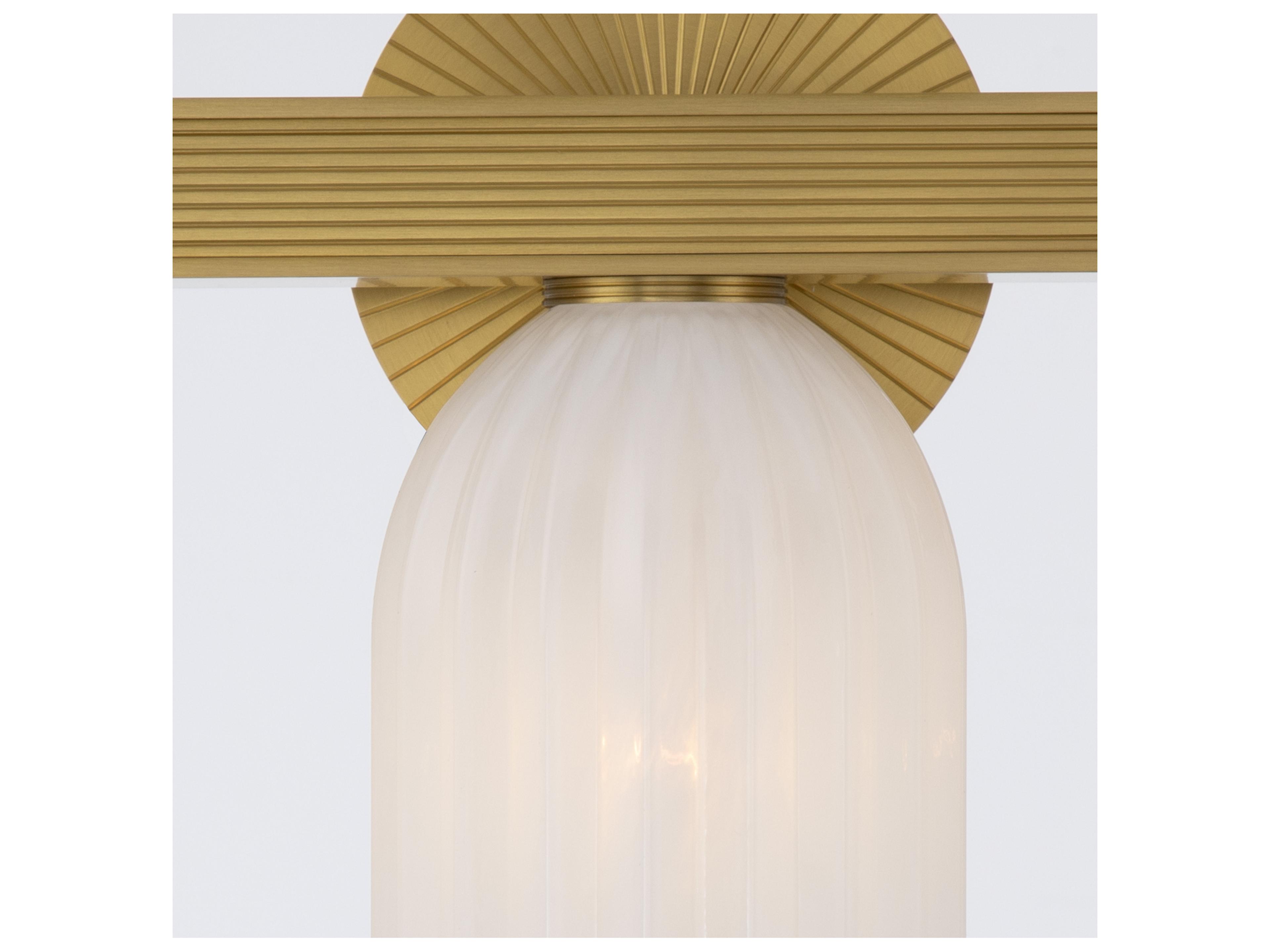 Crystorama Lotus 3-Light Gold Vanity Light