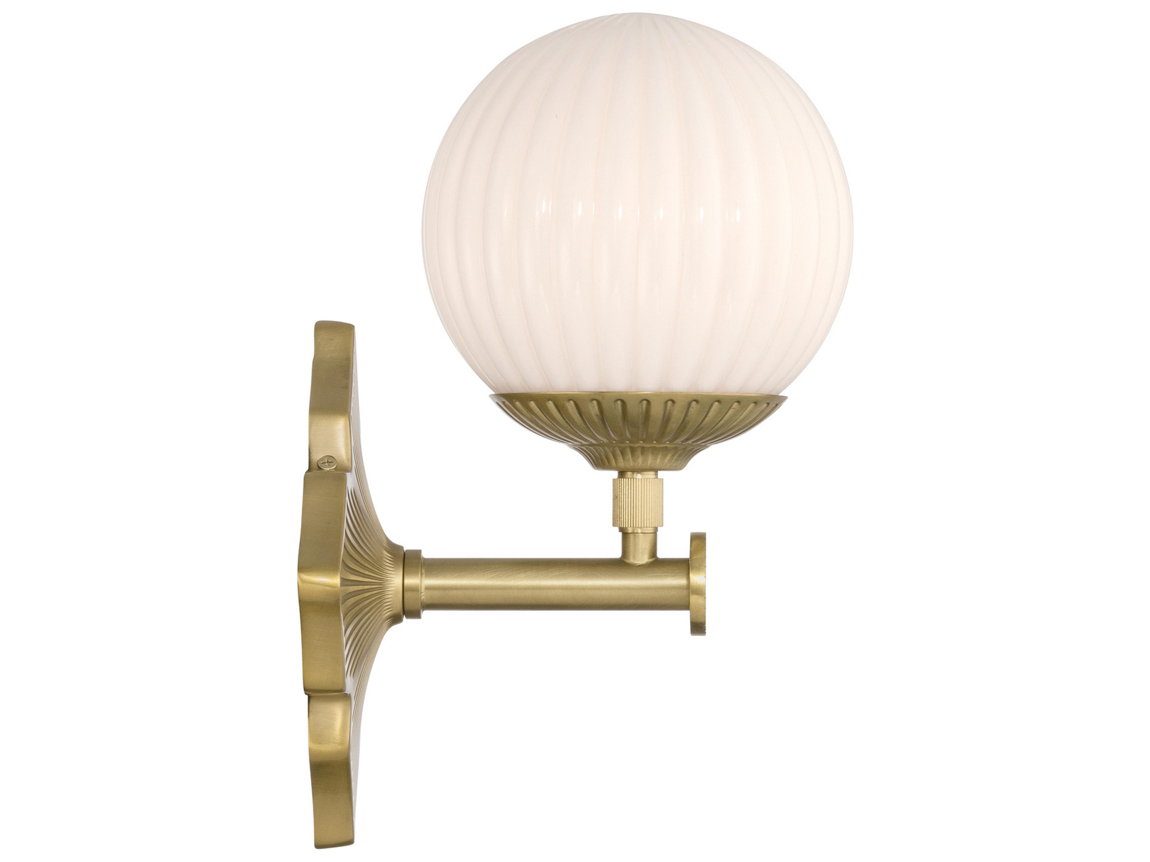 Crystorama Orly 1-Light Gold Wall Sconce