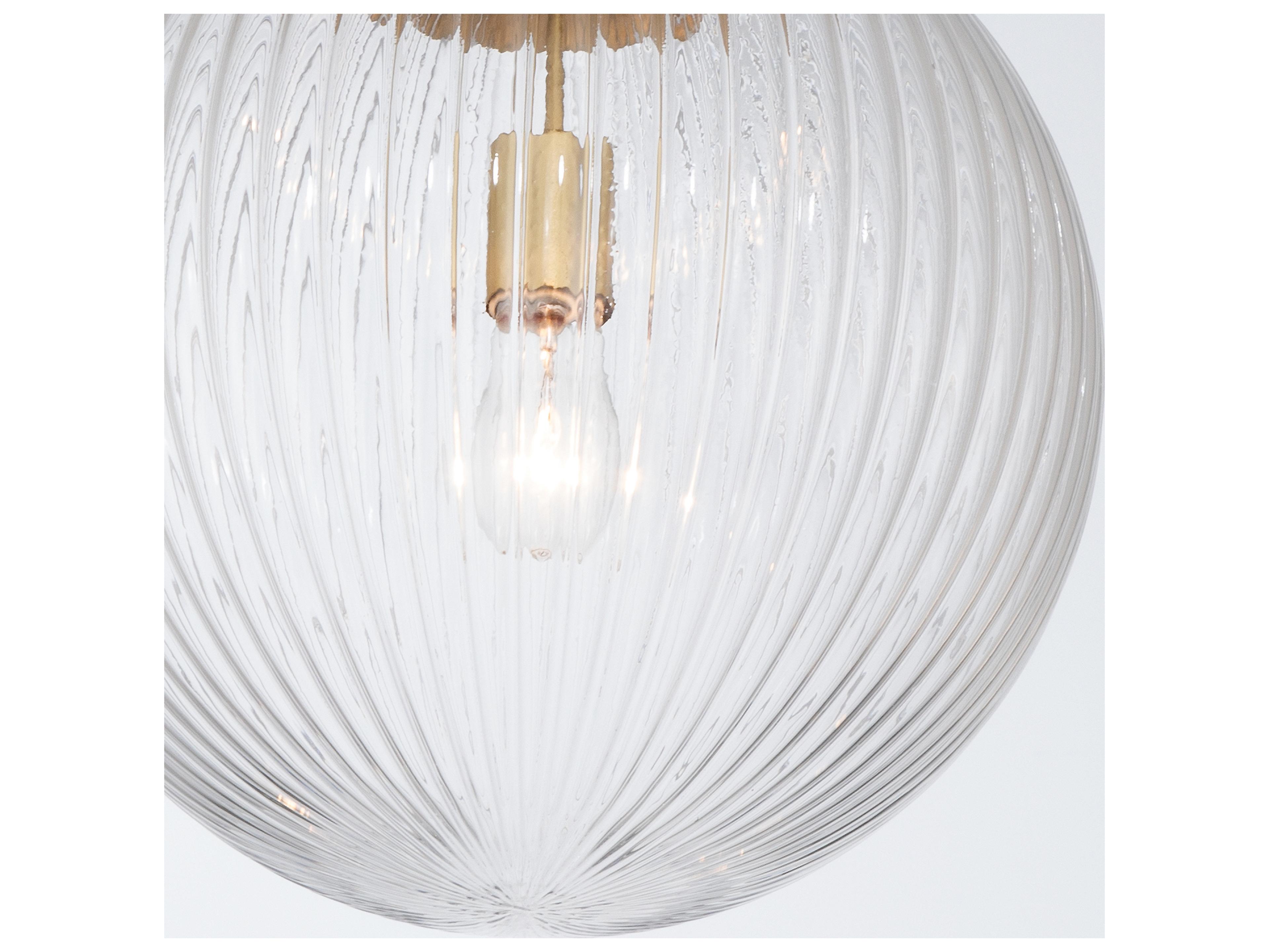 Crystorama Orly 1-Light Gold Pendant