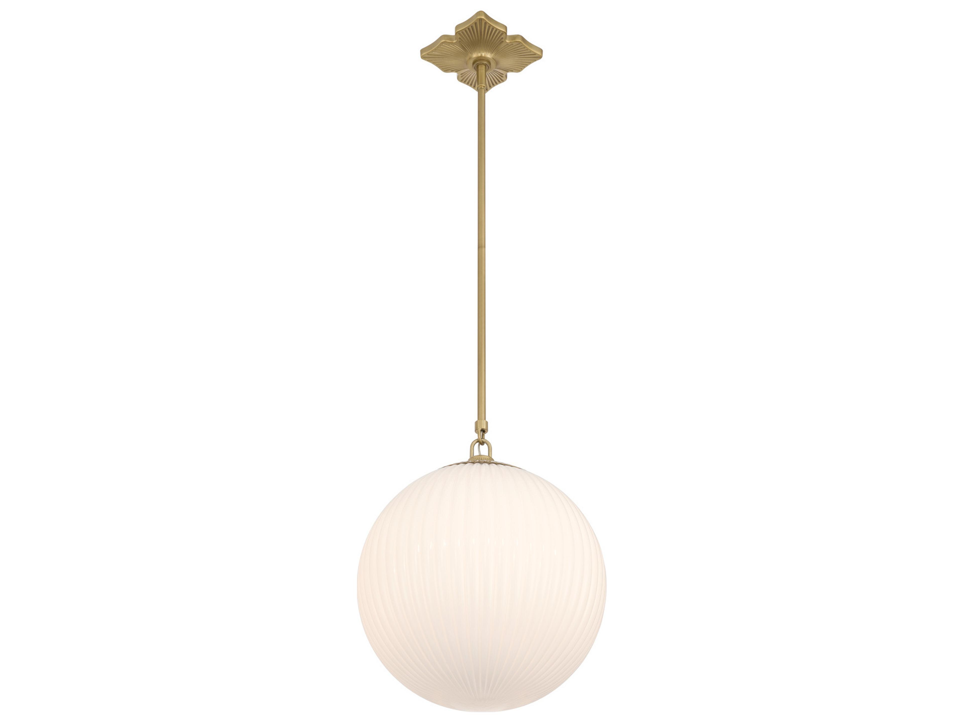 Crystorama Orly 1-Light Gold Pendant