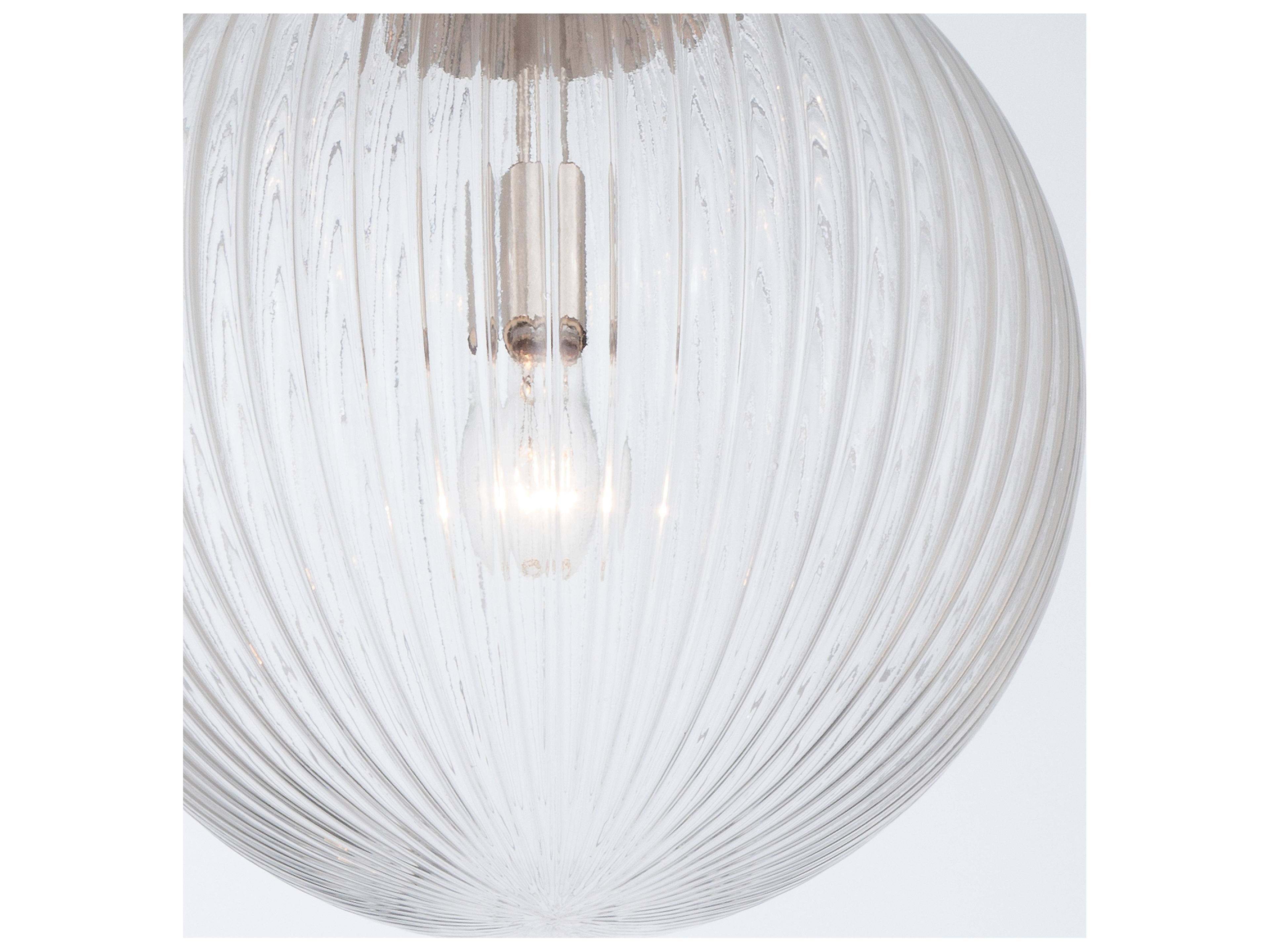 Crystorama Orly 1-Light Silver Pendant