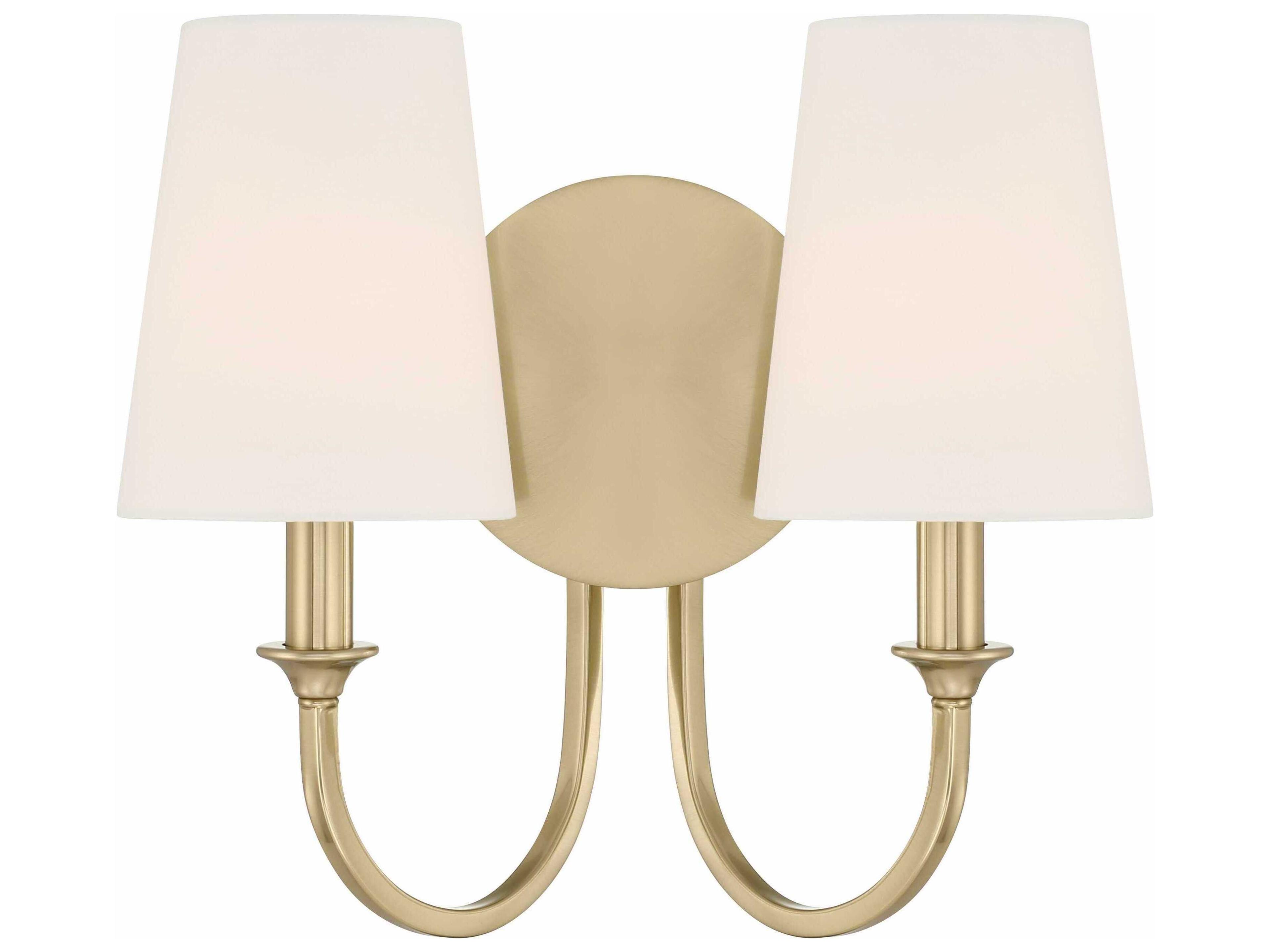 Payton 2-Light Vibrant Gold Vanity Light