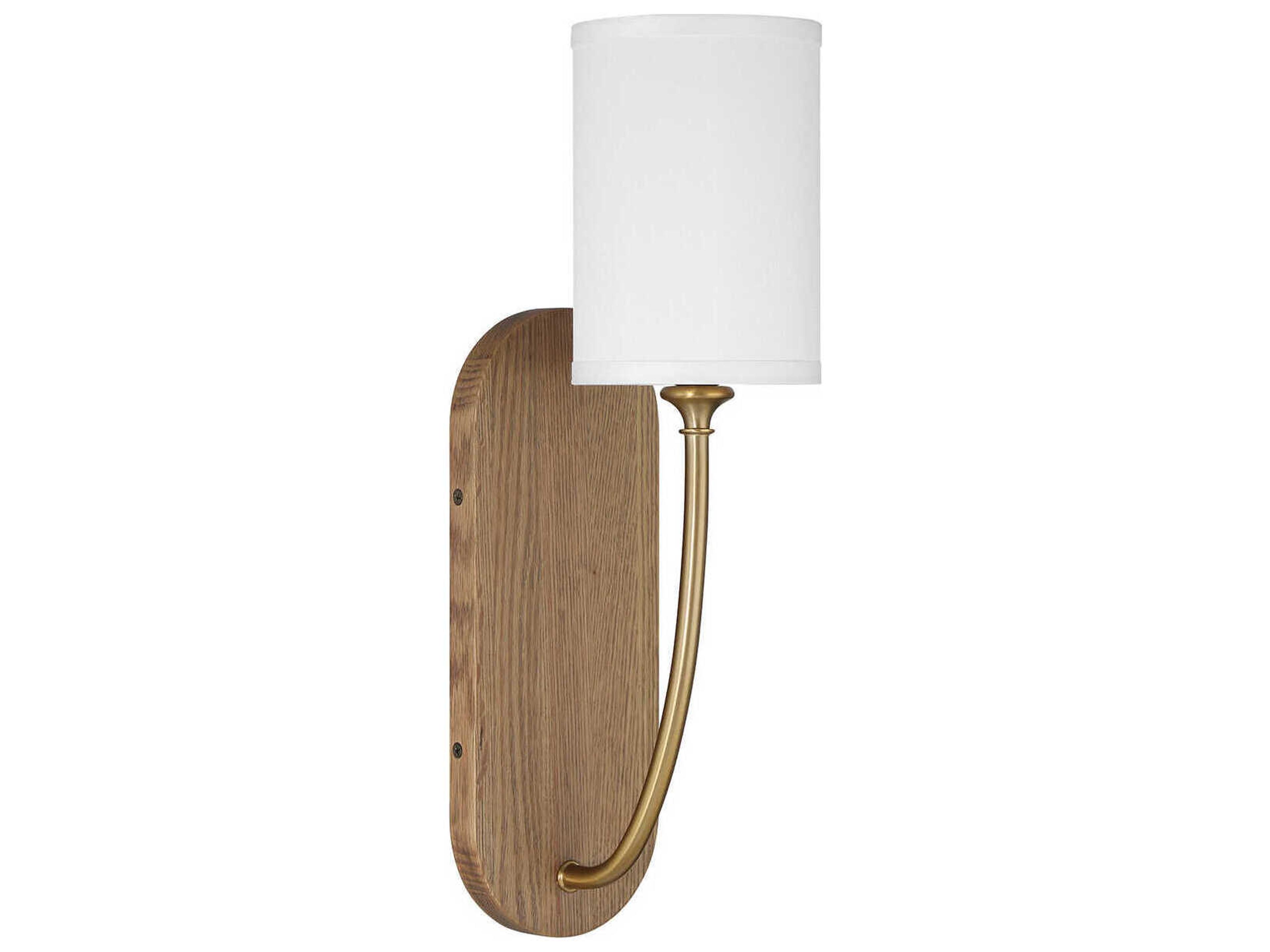 Crystorama Preston 1-Light Vibrant Gold Wall Sconce