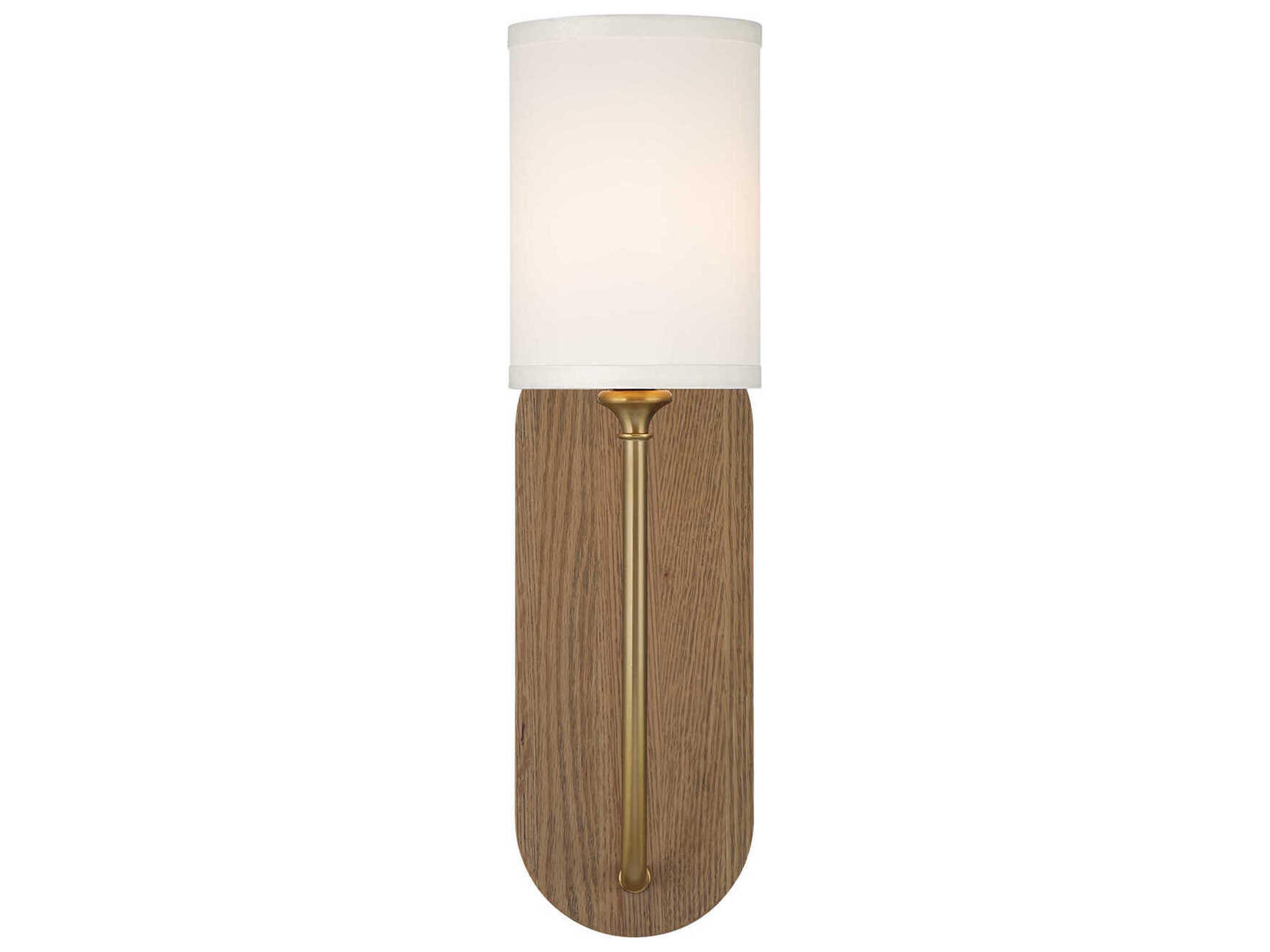 Crystorama Preston 1-Light Vibrant Gold Wall Sconce