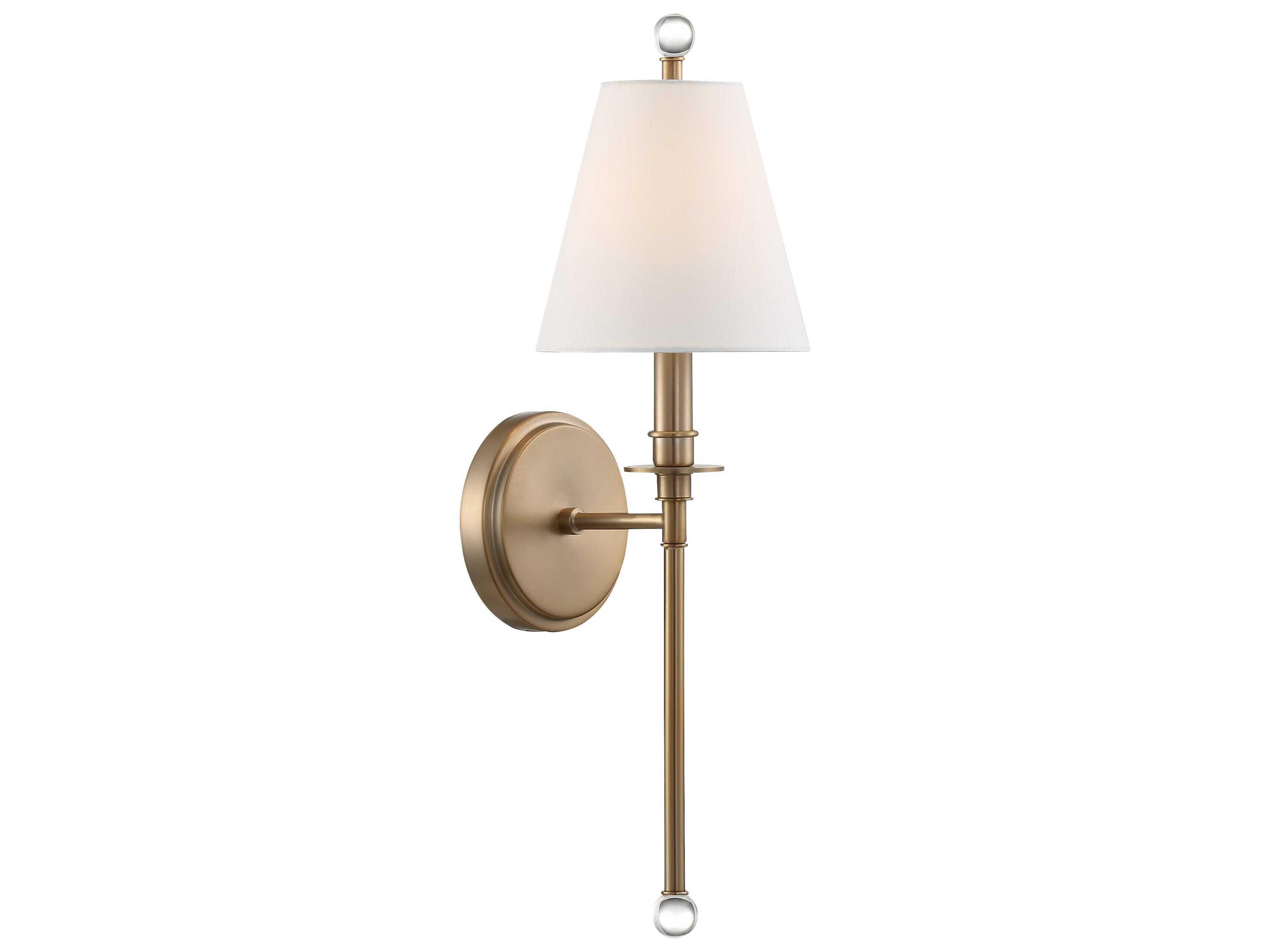 Riverdale 1-Light Brass Wall Sconce