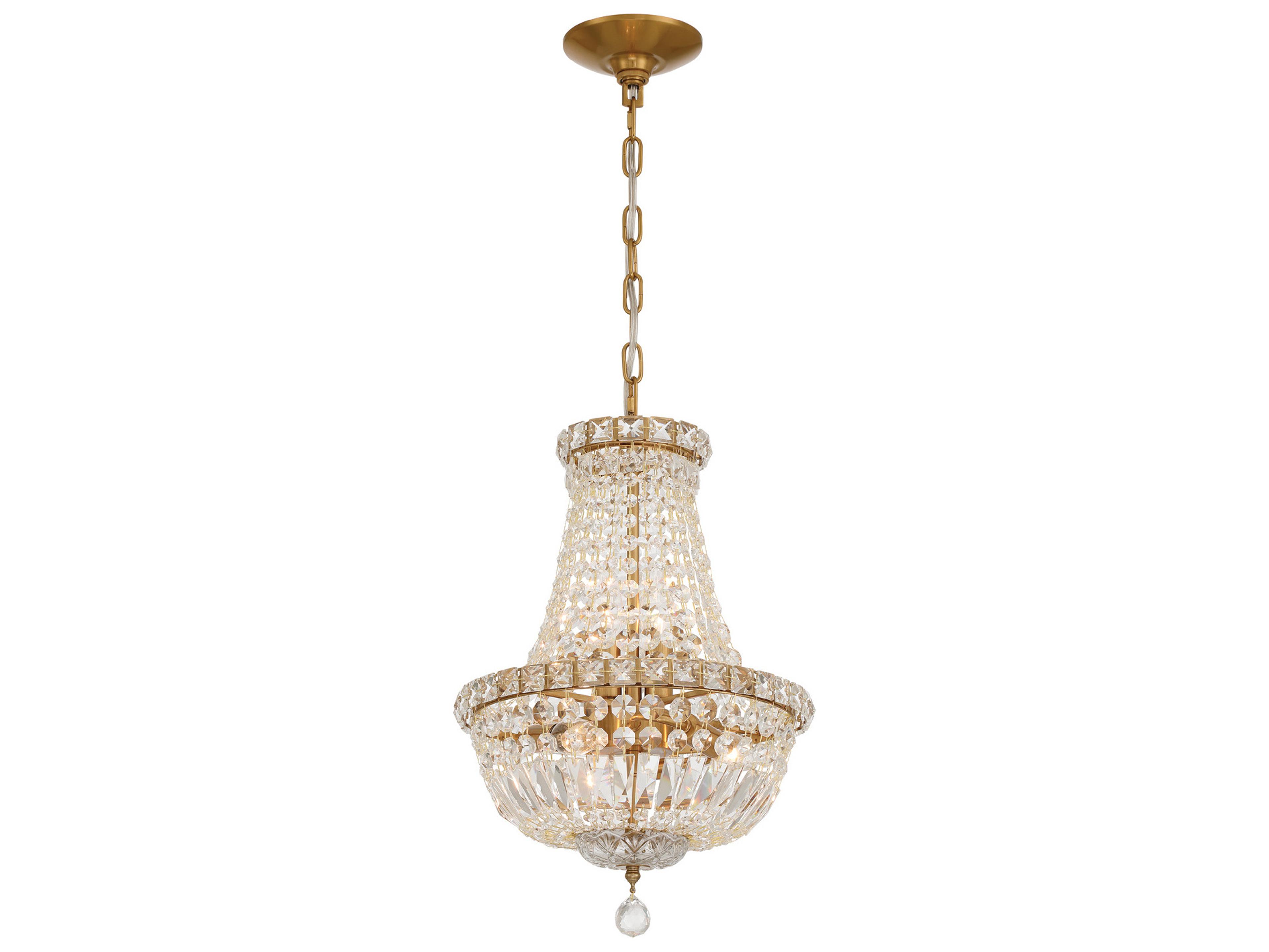 Roslyn 5-Light Gold Candelabra Chandelier