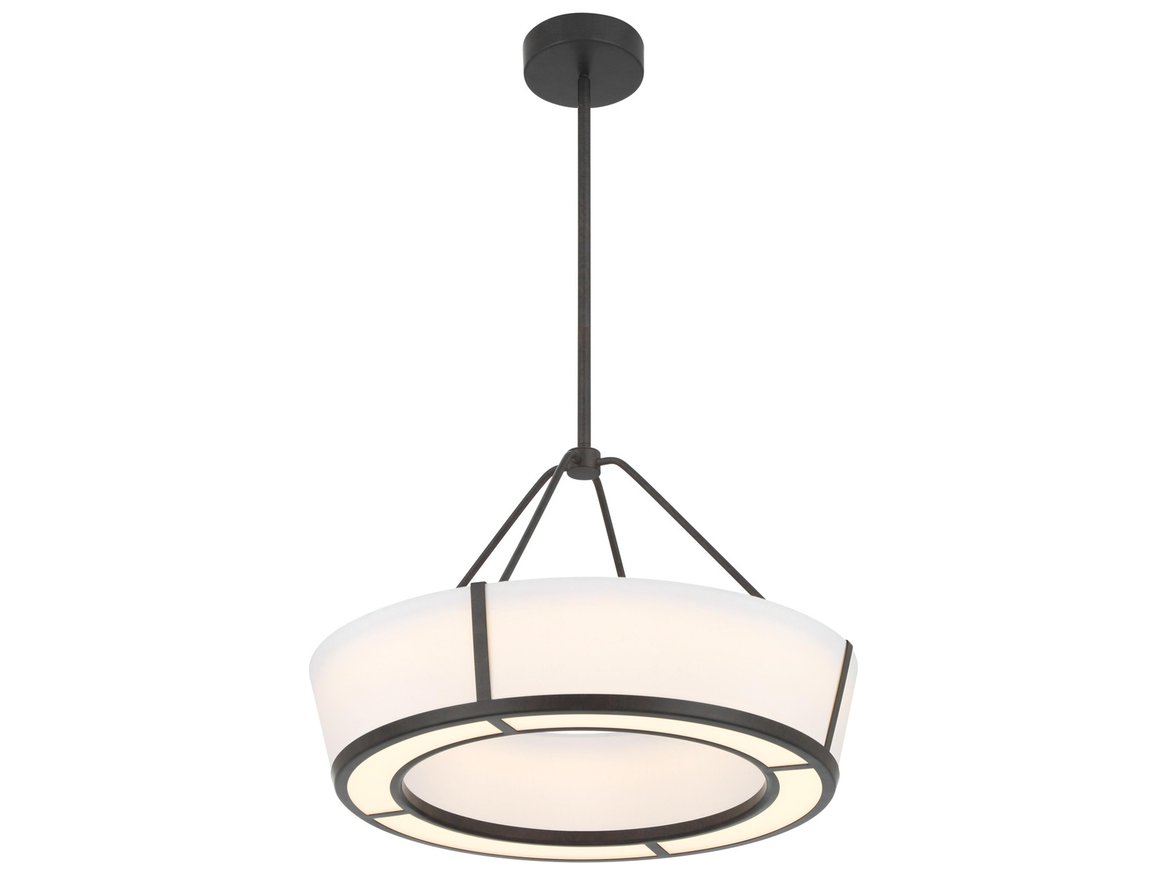 Crystorama Royce 1-Light Bronze Pendant