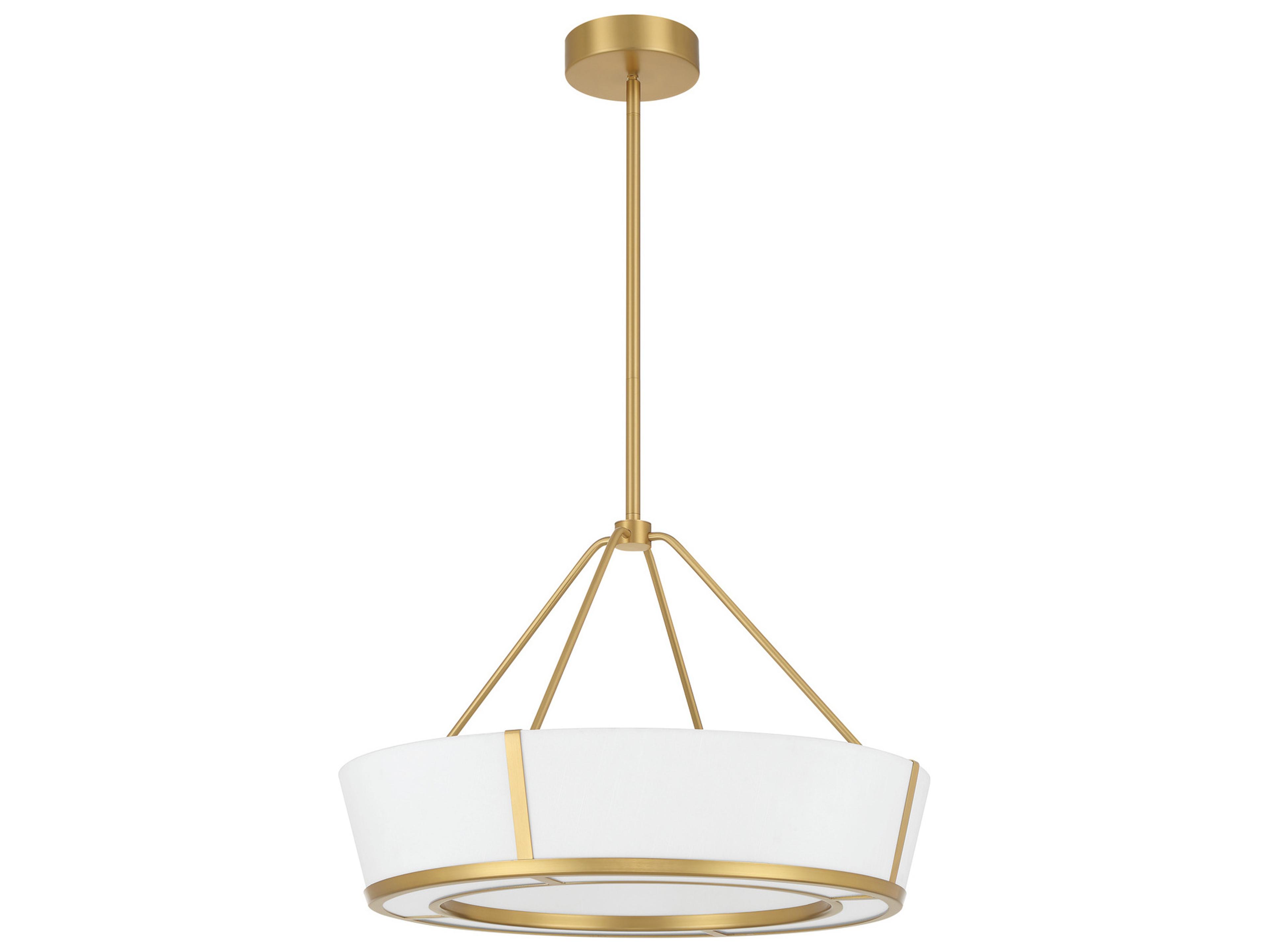 Crystorama Royce 1-Light Gold Pendant