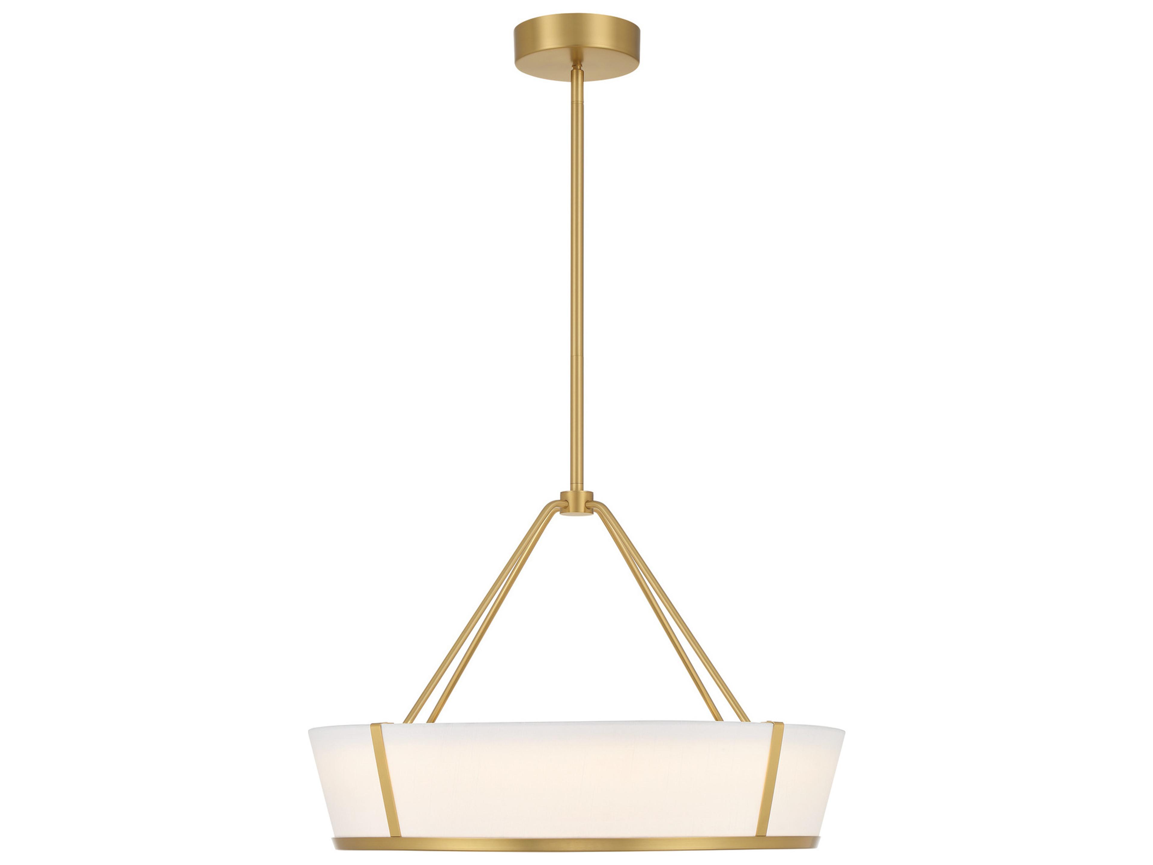 Crystorama Royce 1-Light Gold Pendant