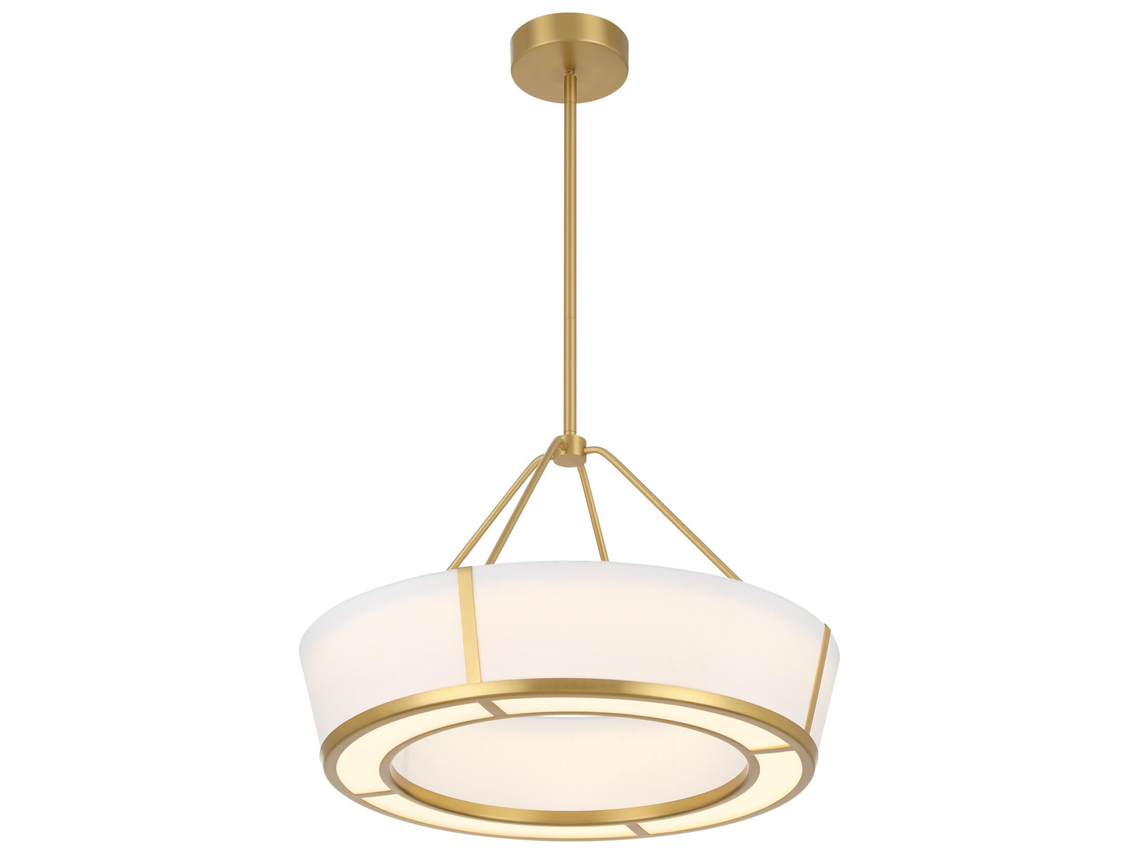 Crystorama Royce 1-Light Gold Pendant