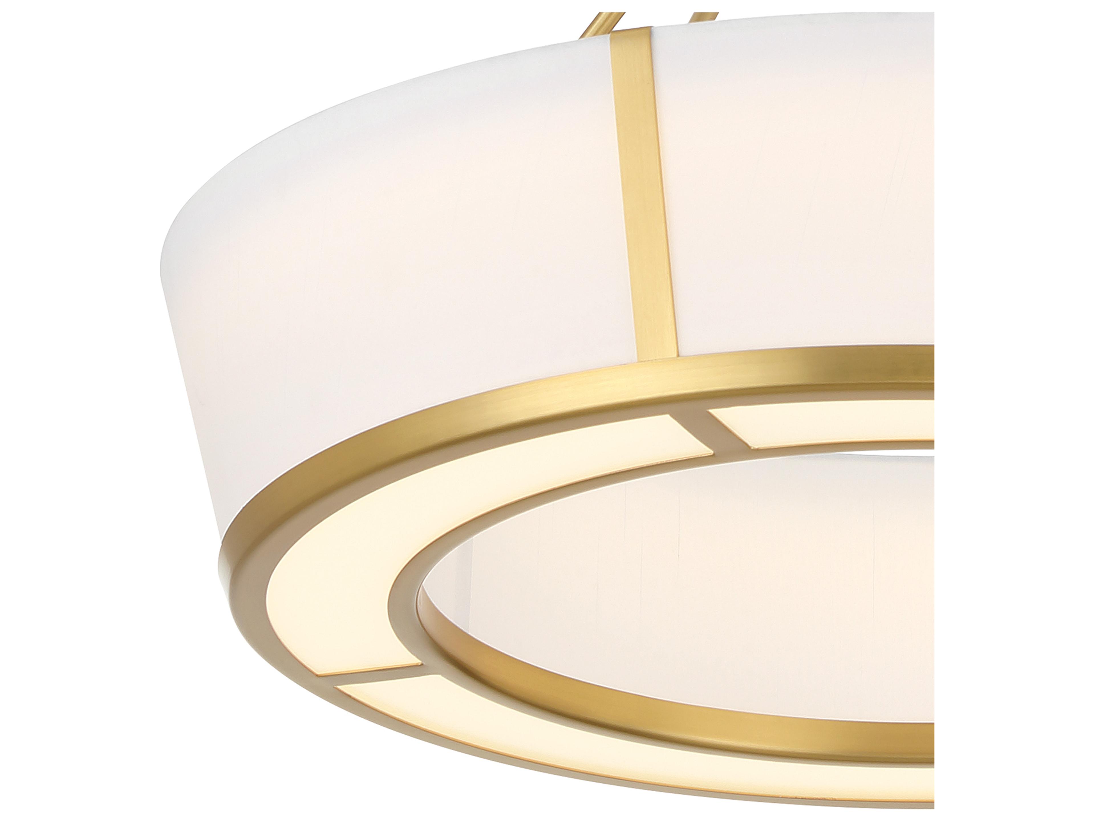 Crystorama Royce 1-Light Gold Pendant