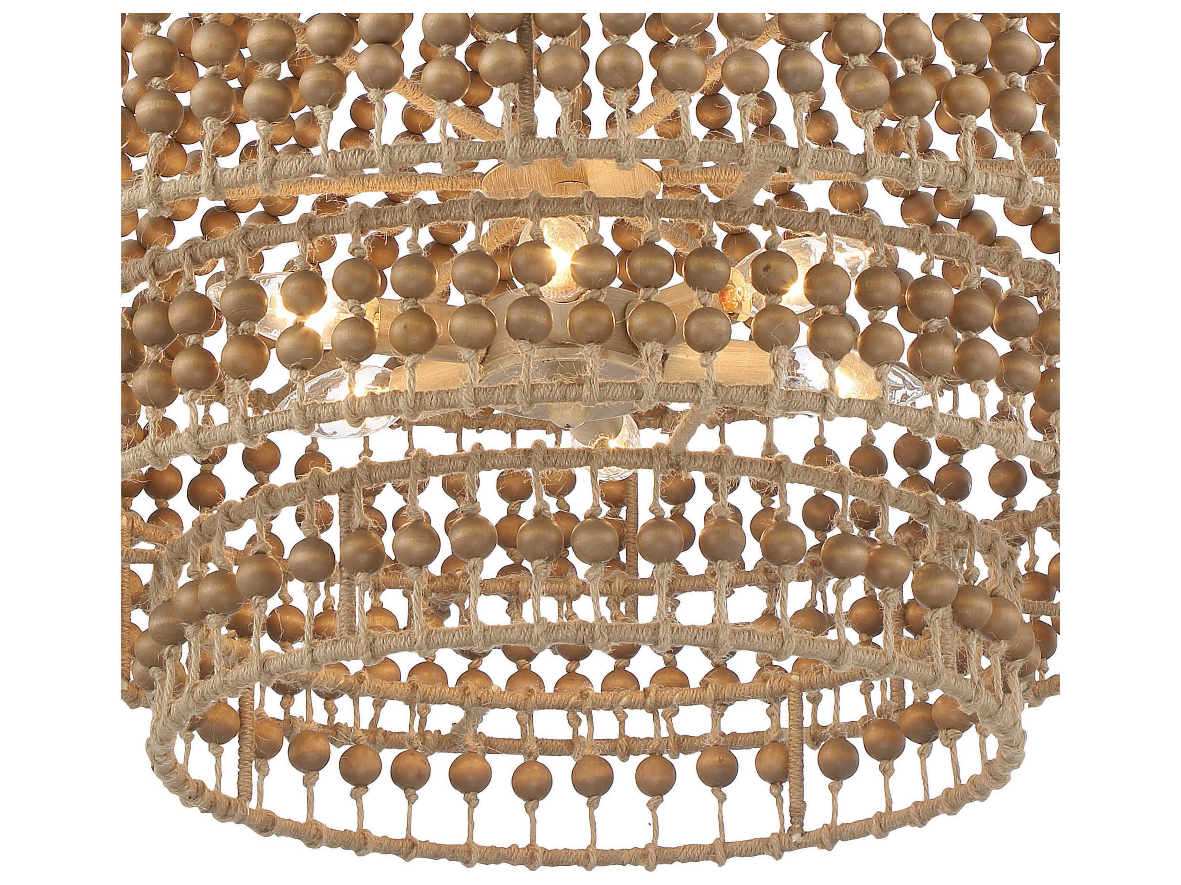 Crystorama Silas 6-Light Burnished Silver Candelabra Tiered Chandelier