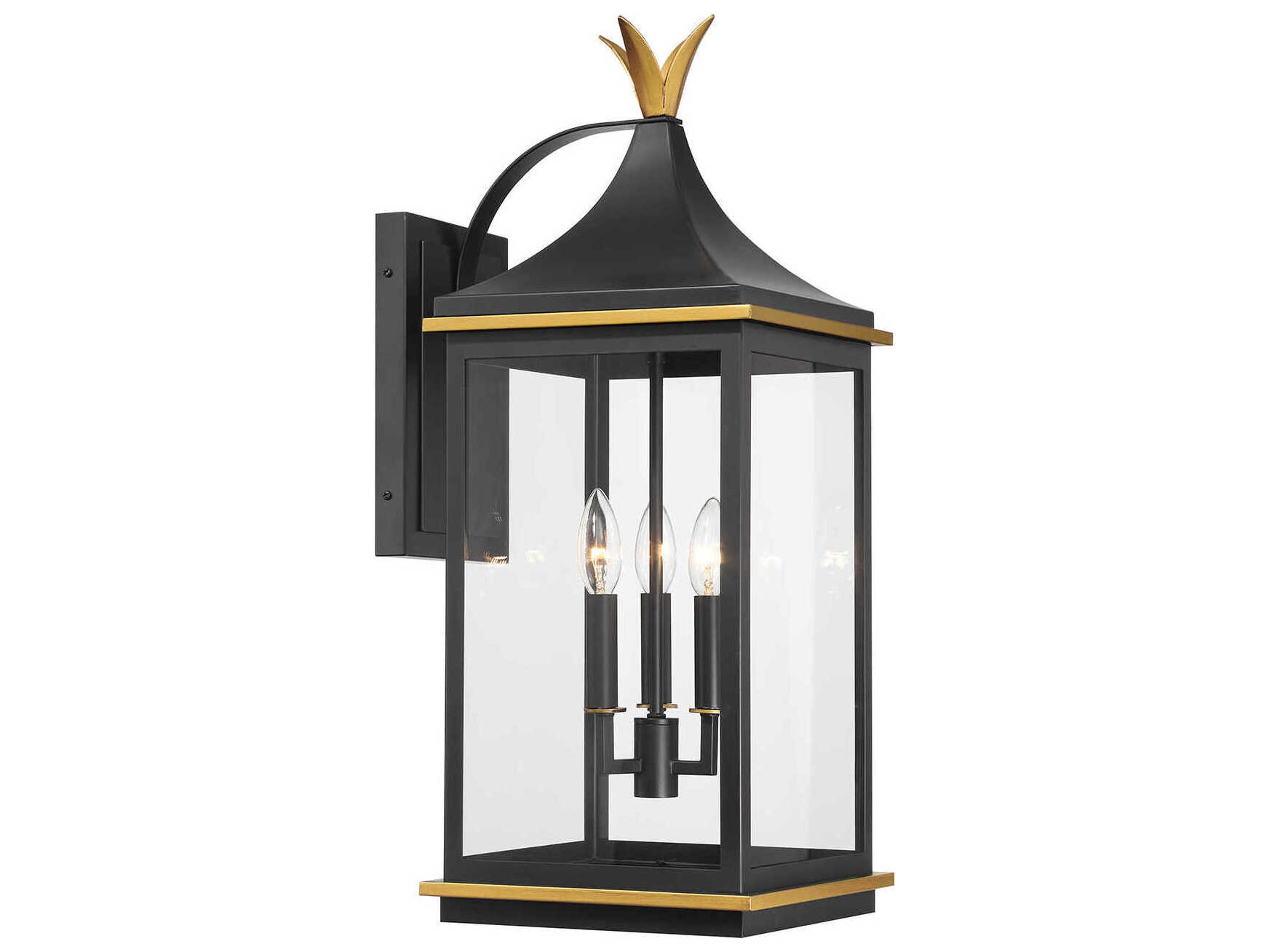 Simpson 3-Light Outdoor Wall Light