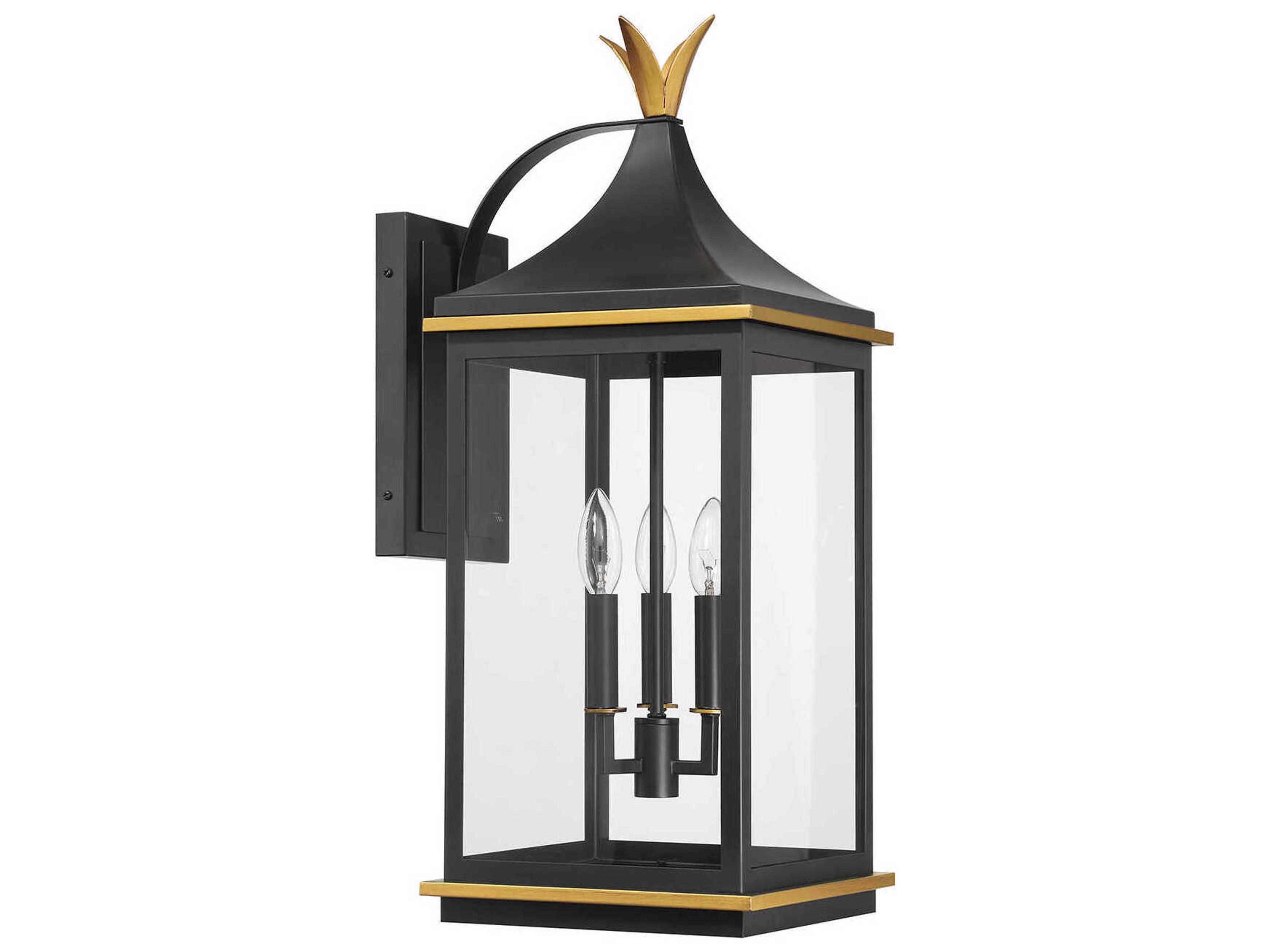 Crystorama Simpson 3-Light Outdoor Wall Light