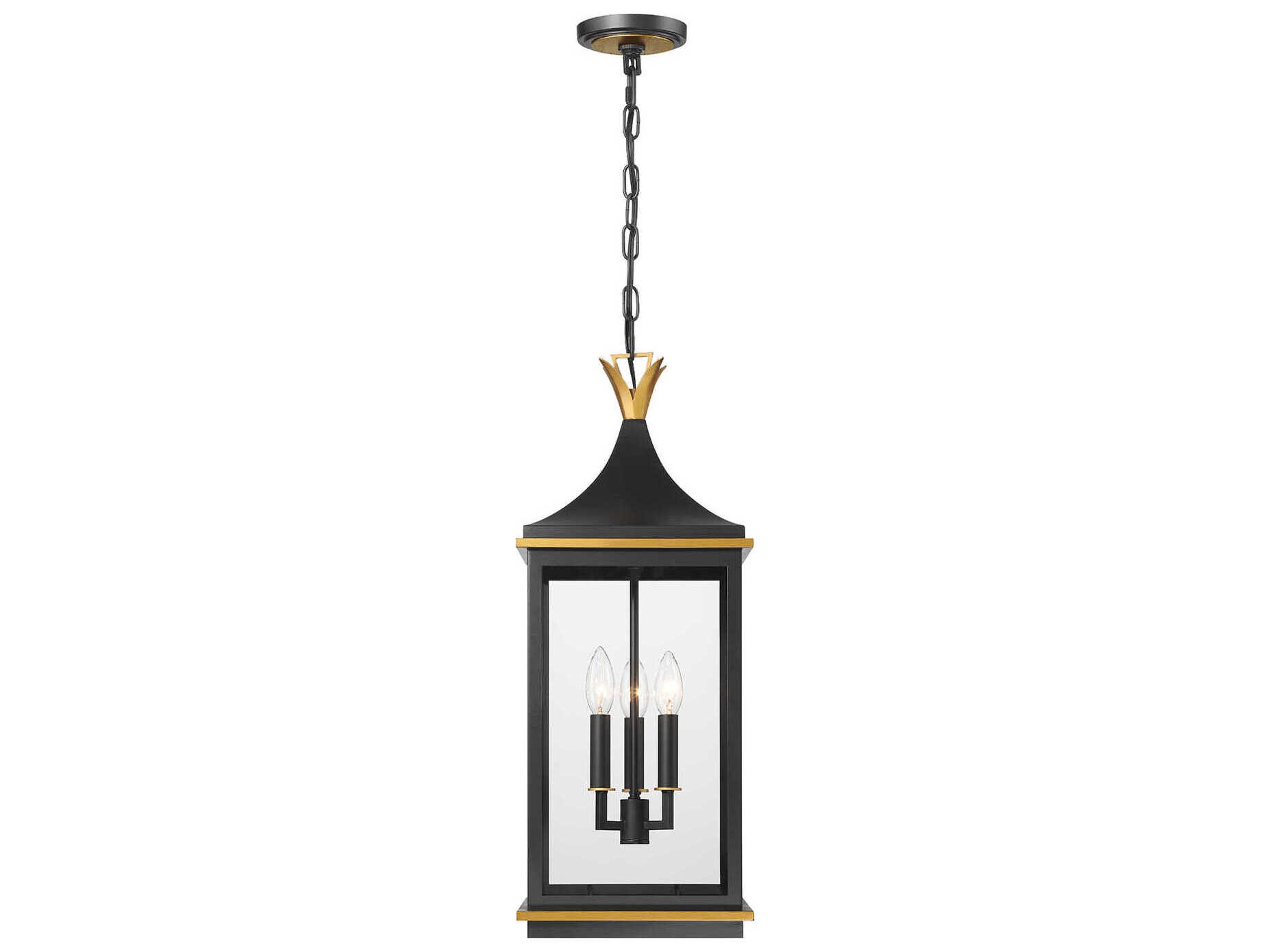 Crystorama Simpson 3-Light Outdoor Hanging Light