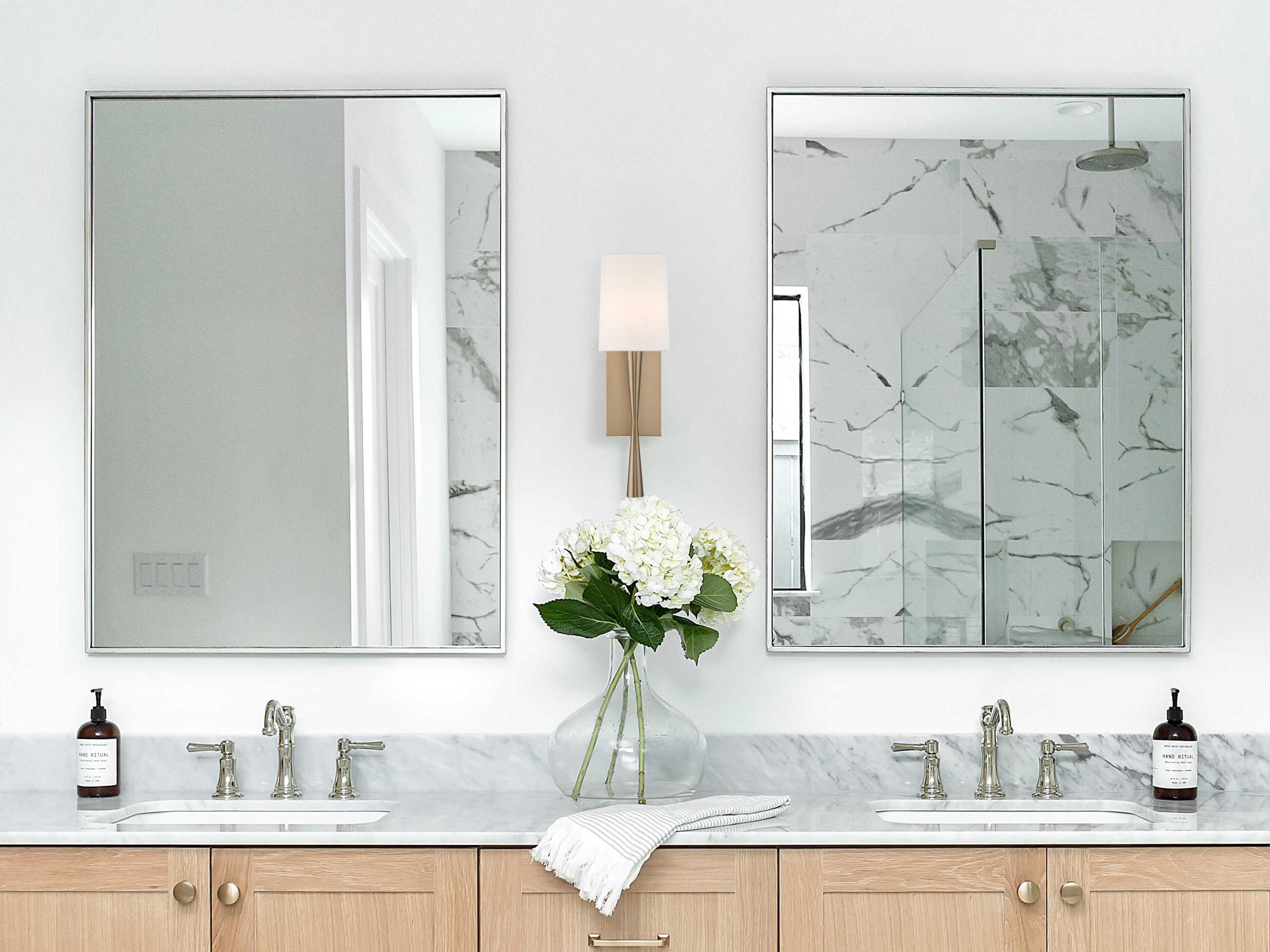 Crystorama Trenton 1-Light Black Wall Sconce