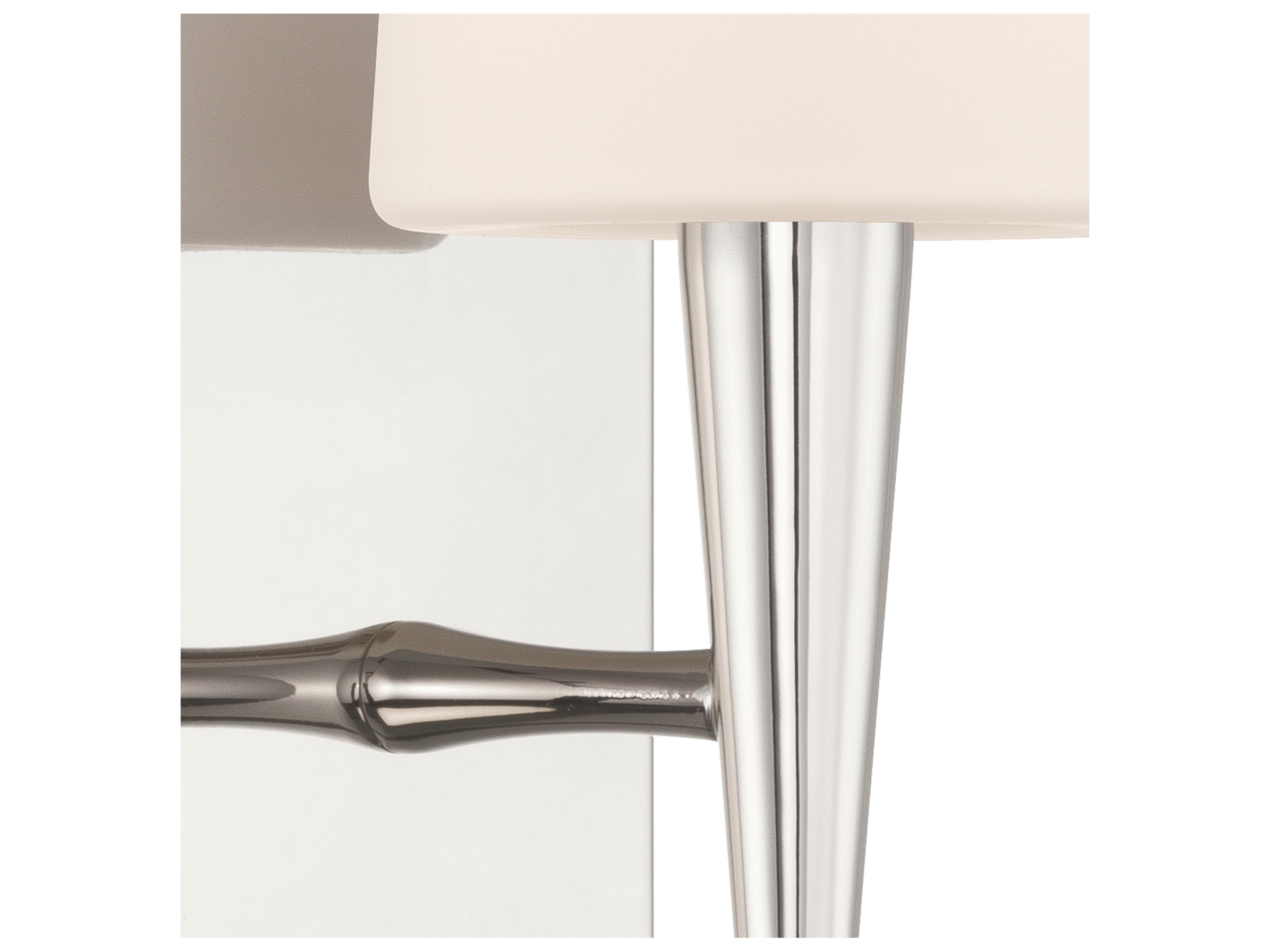 Crystorama Trenton 1-Light Silver Steel Wall Sconce