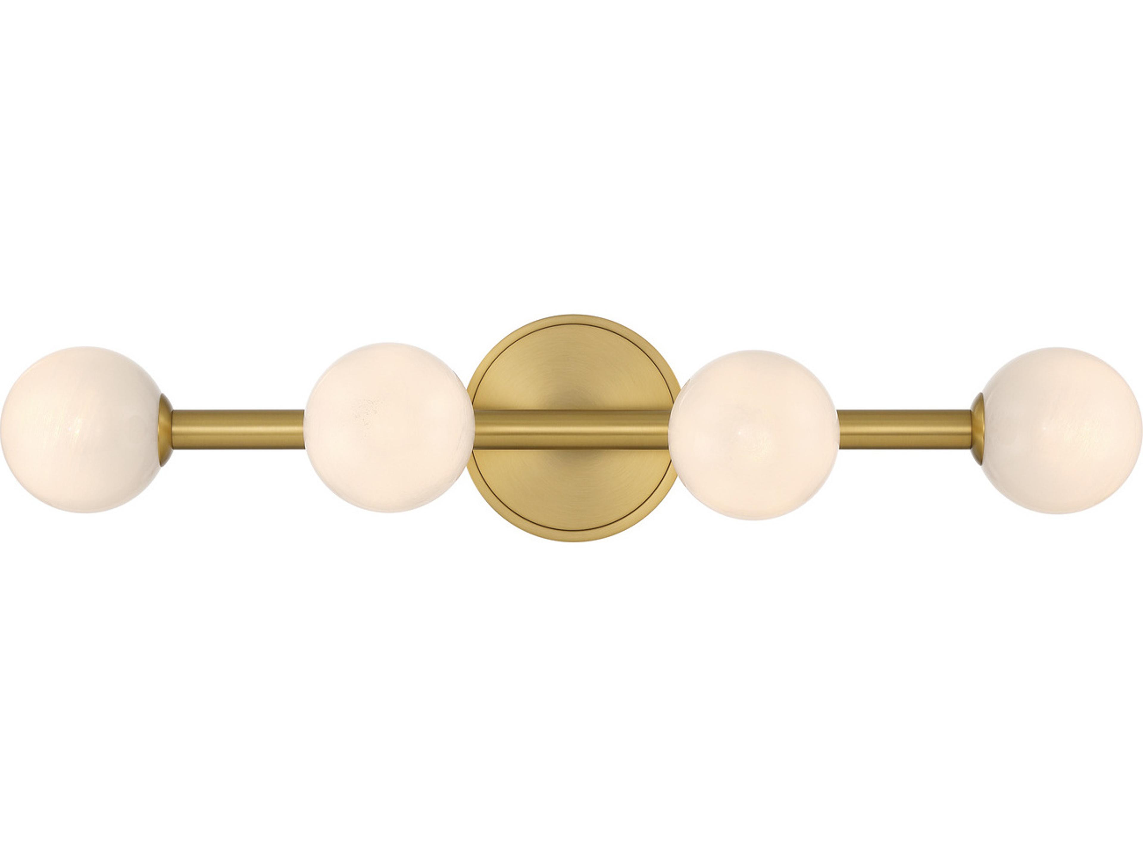 Terrell 4-Light Gold Vanity Light