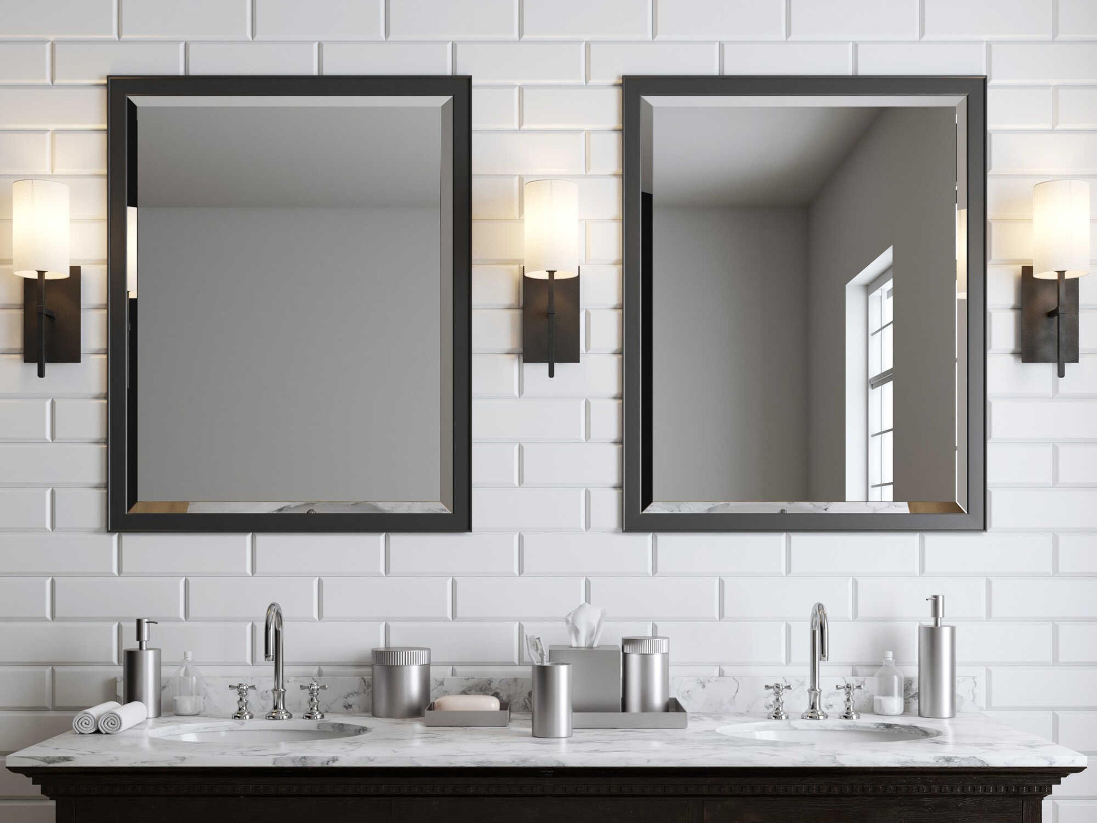 Crystorama Veronica 1-Light Black Wall Sconce