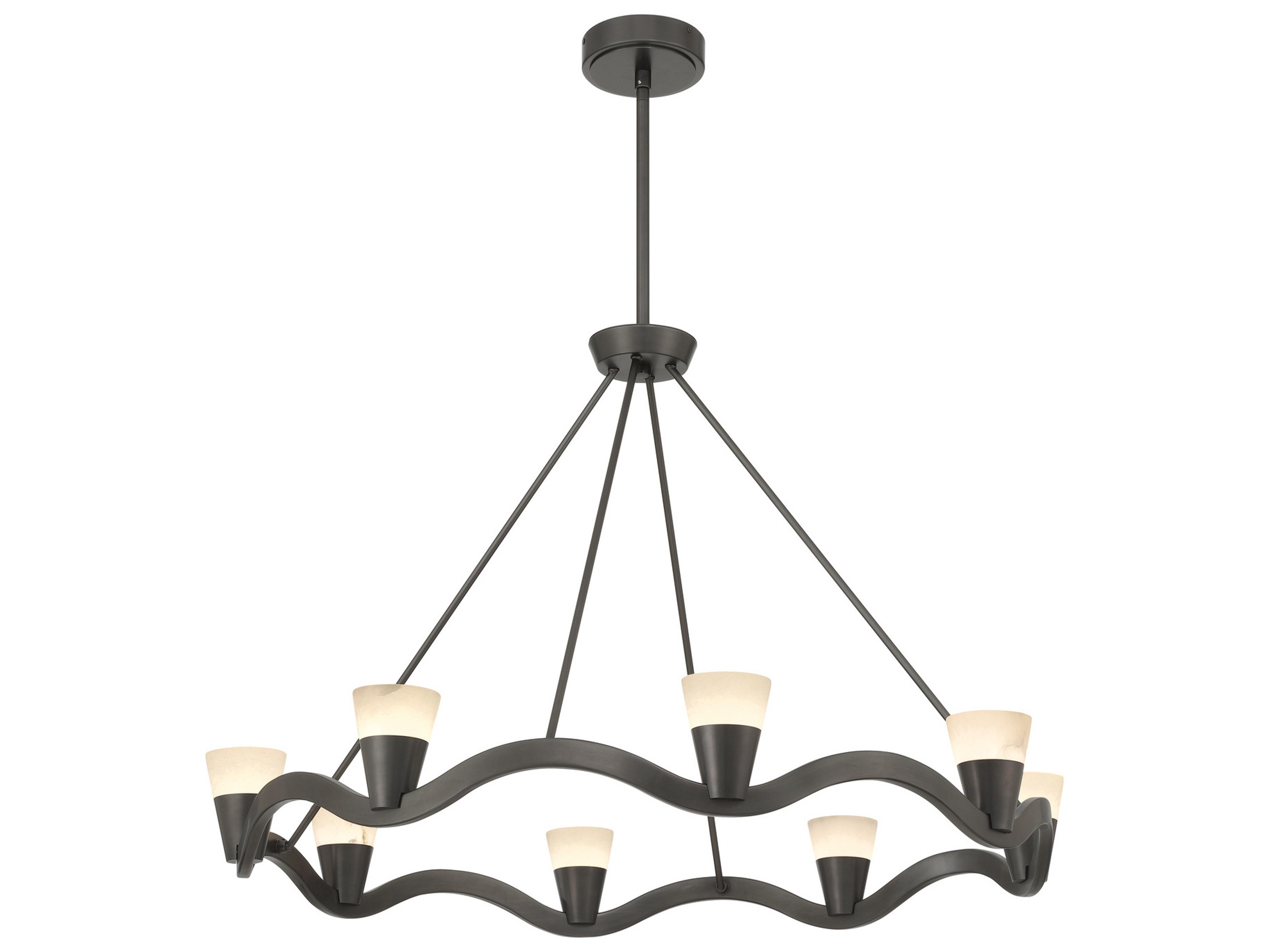 Vance 8-Light Bronze Chandelier