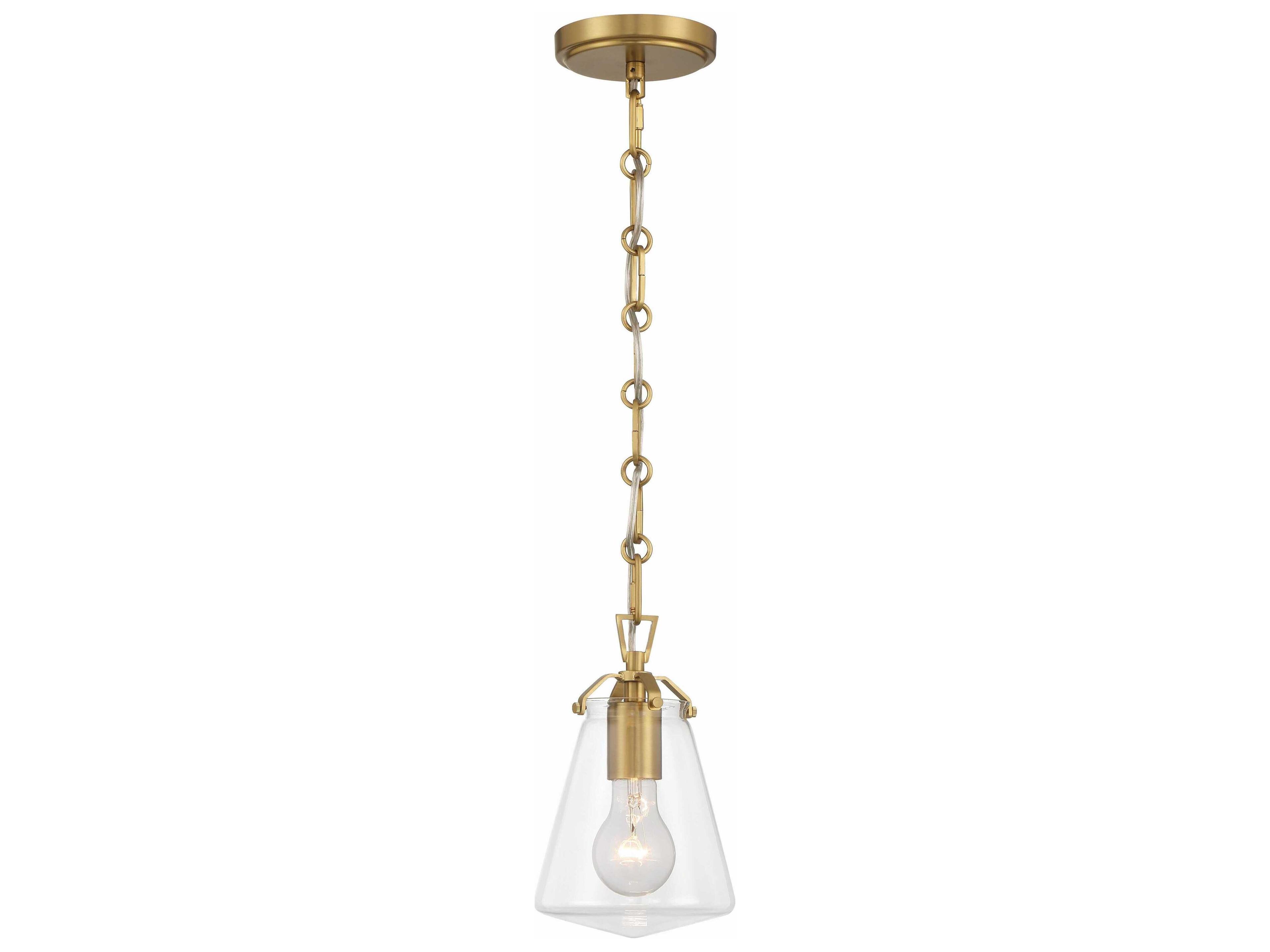 Voss 1-Light Luxe Gold Mini Pendant