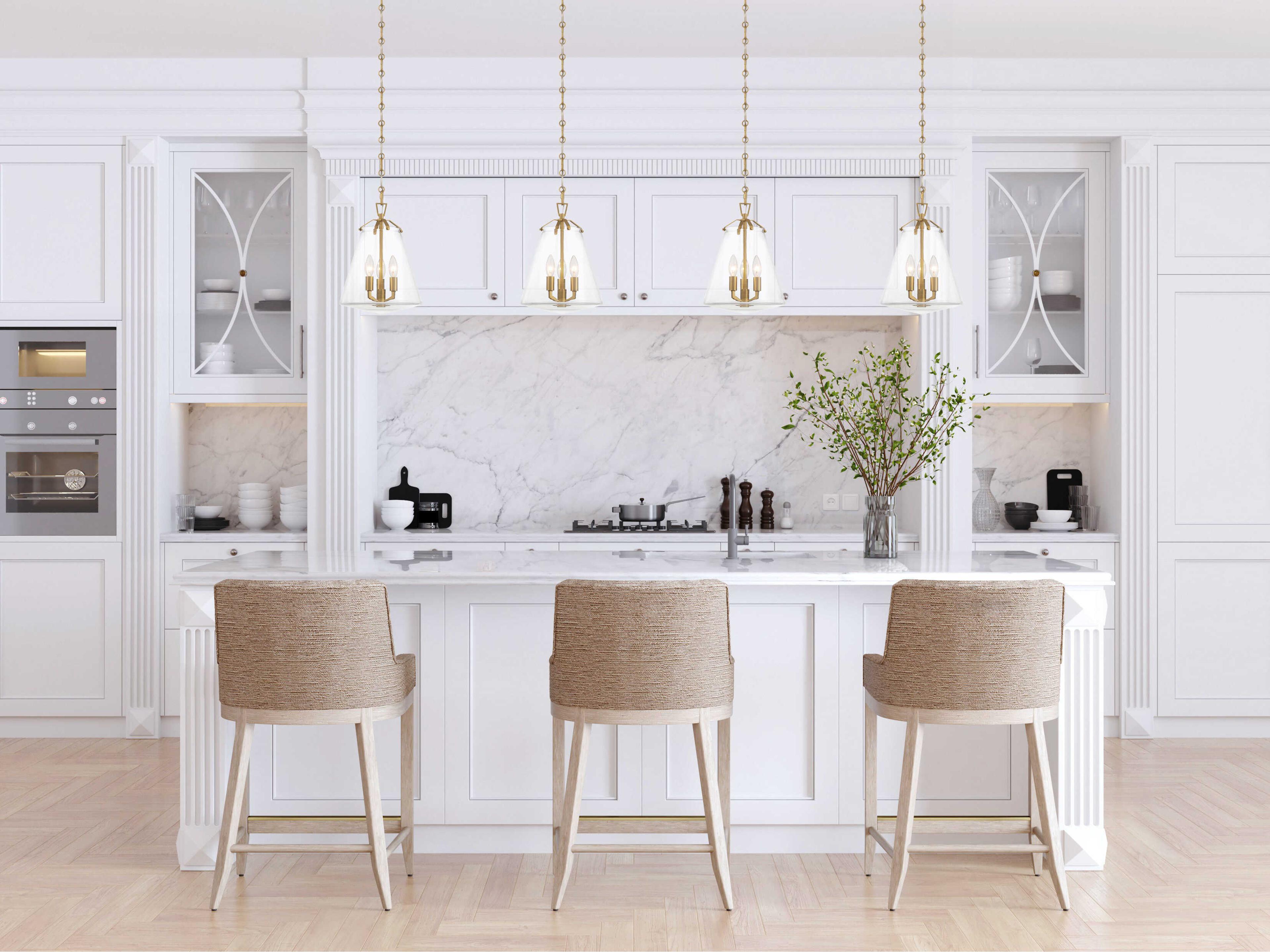 Crystorama Voss 3-Light Luxe Gold Candelabra Chandelier