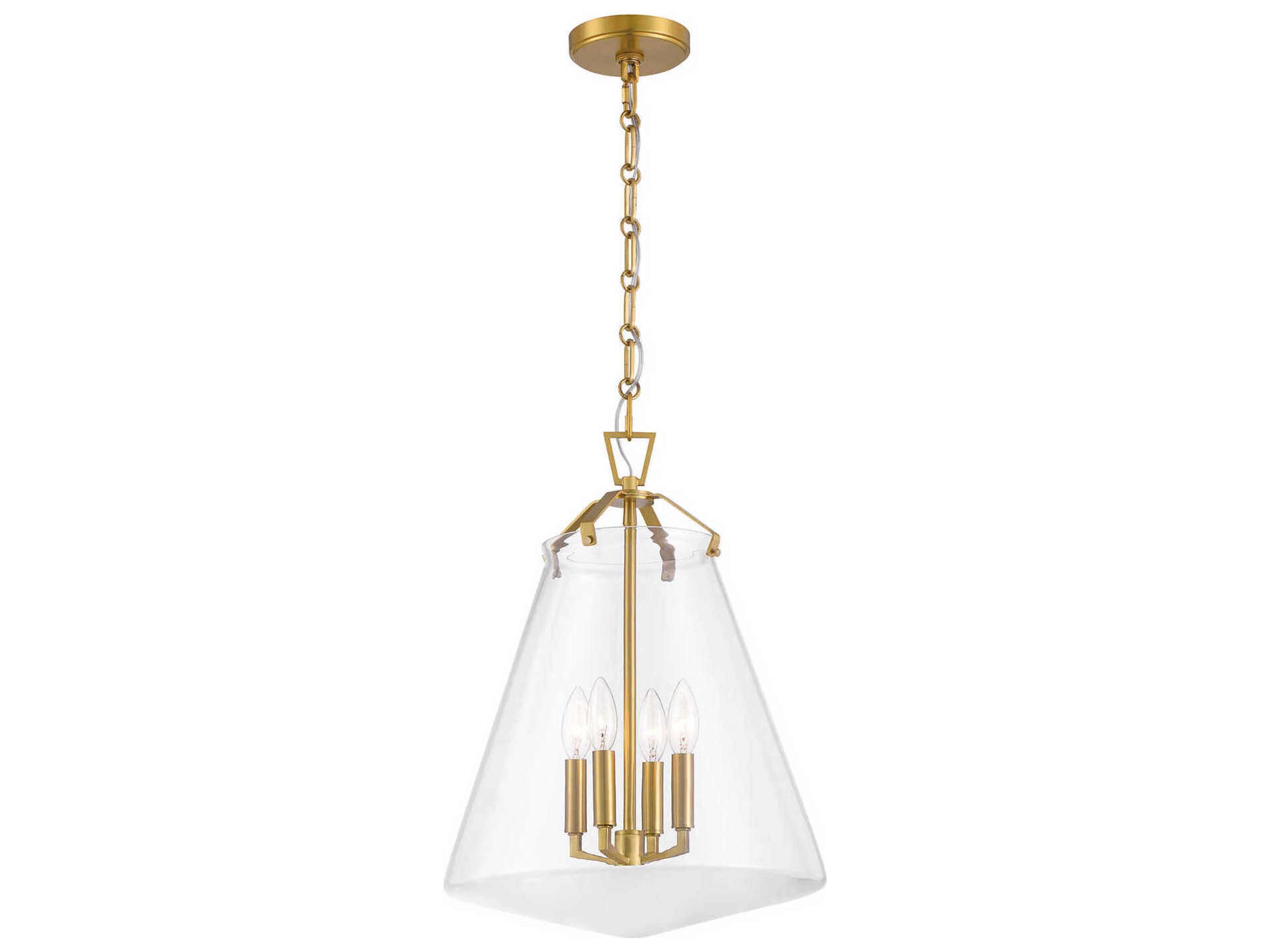 Voss 4-Light Luxe Gold Pendant