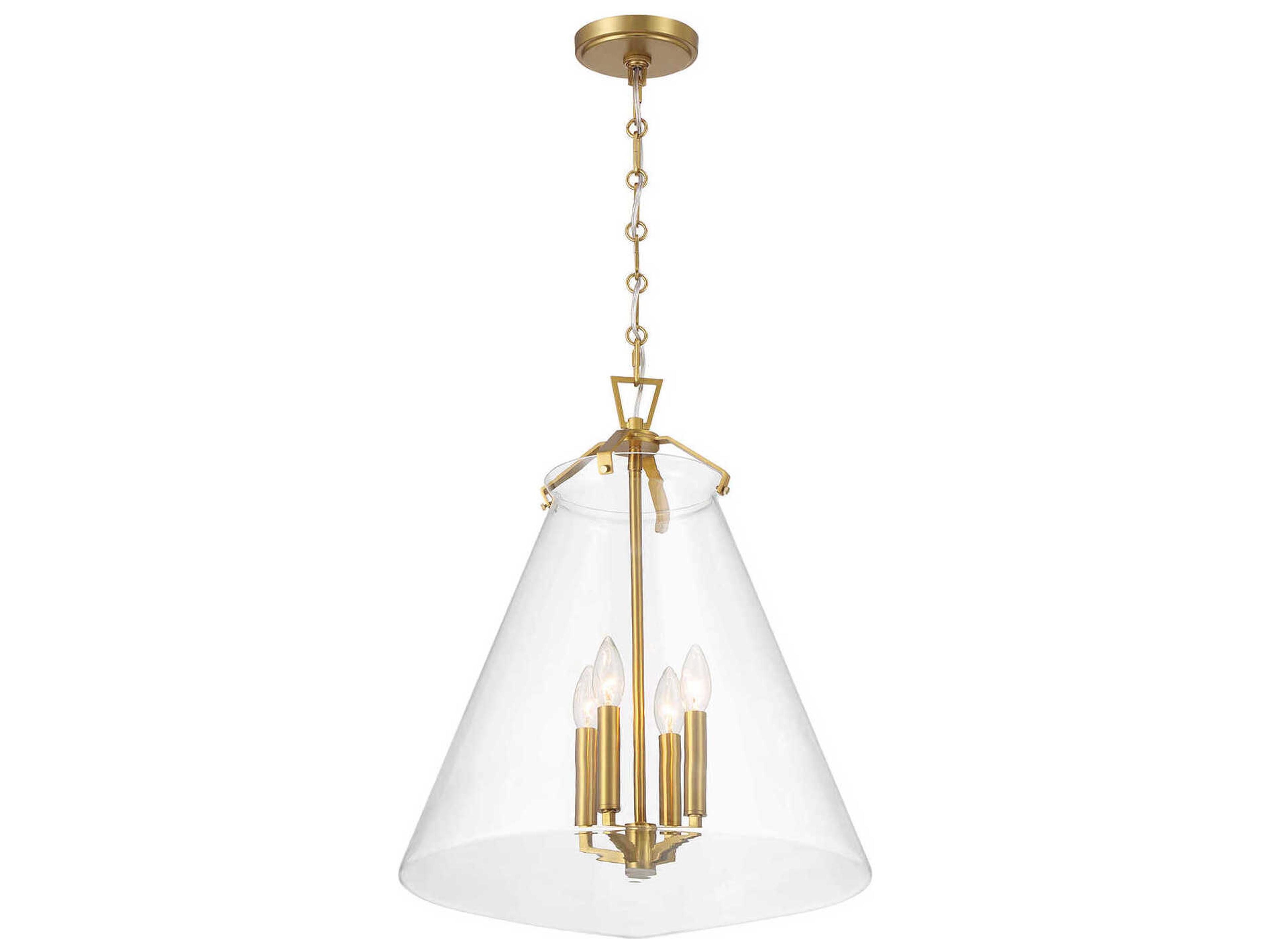 Voss 4-Light Luxe Gold Pendant