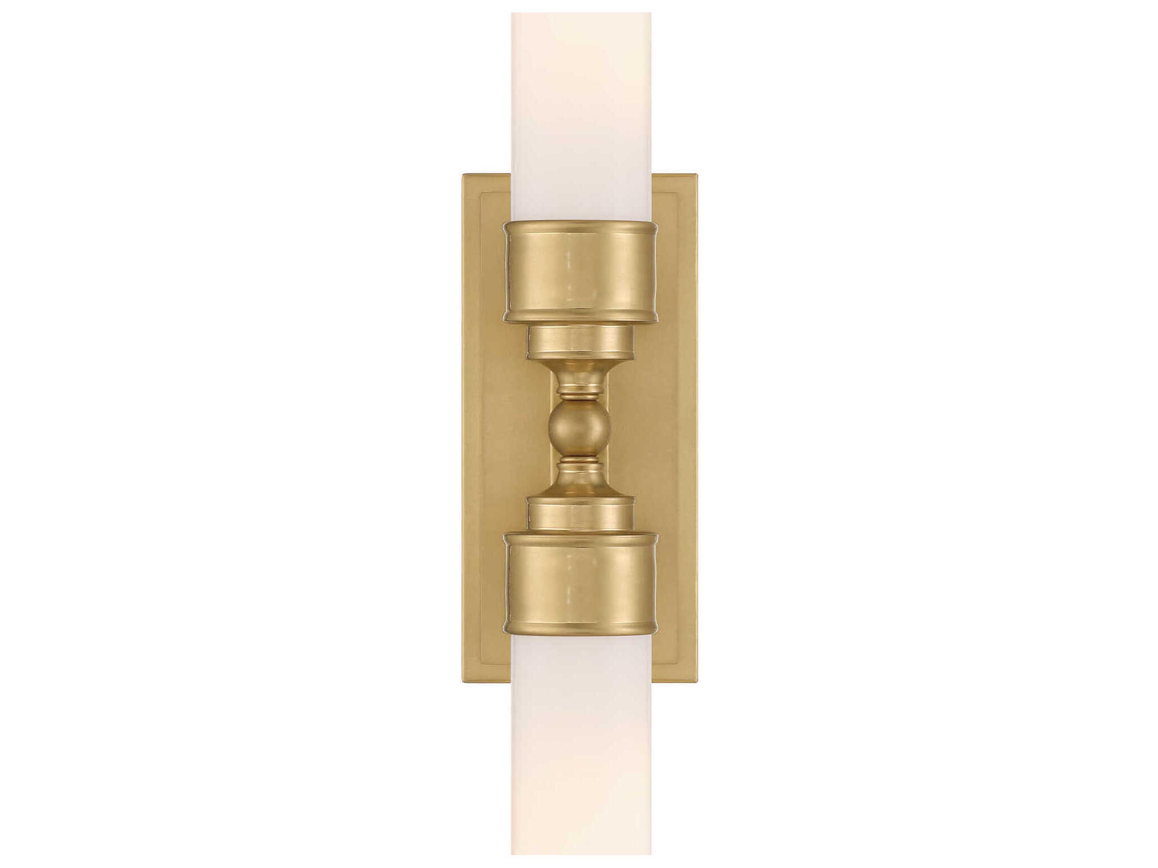 Crystorama Wilcox 2-Light Aged Brass Wall Sconce