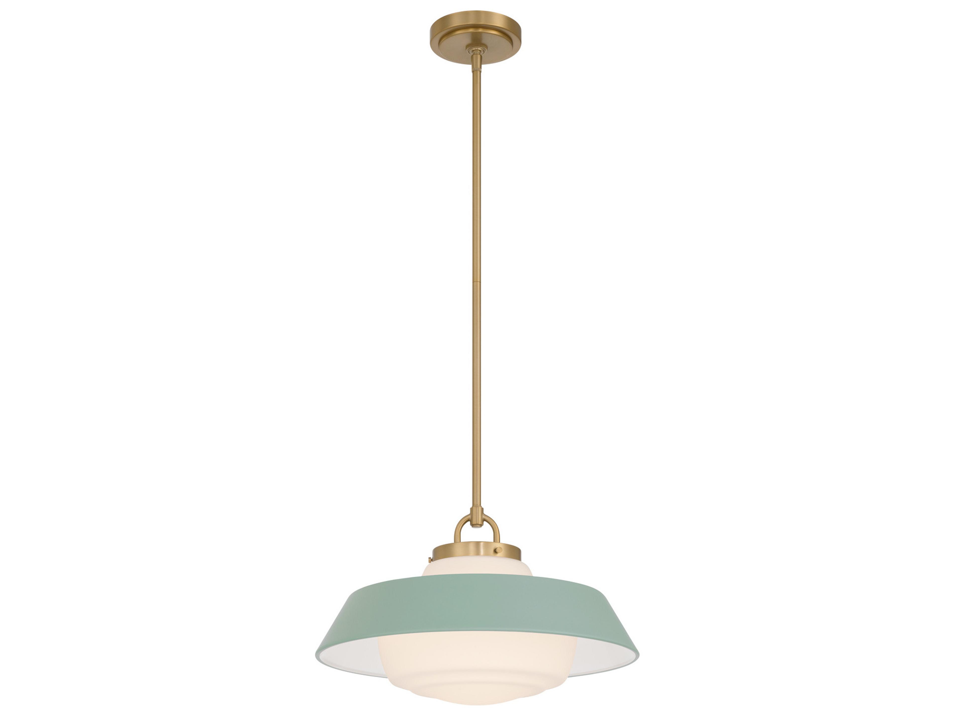 Xander 1-Light Green Pendant