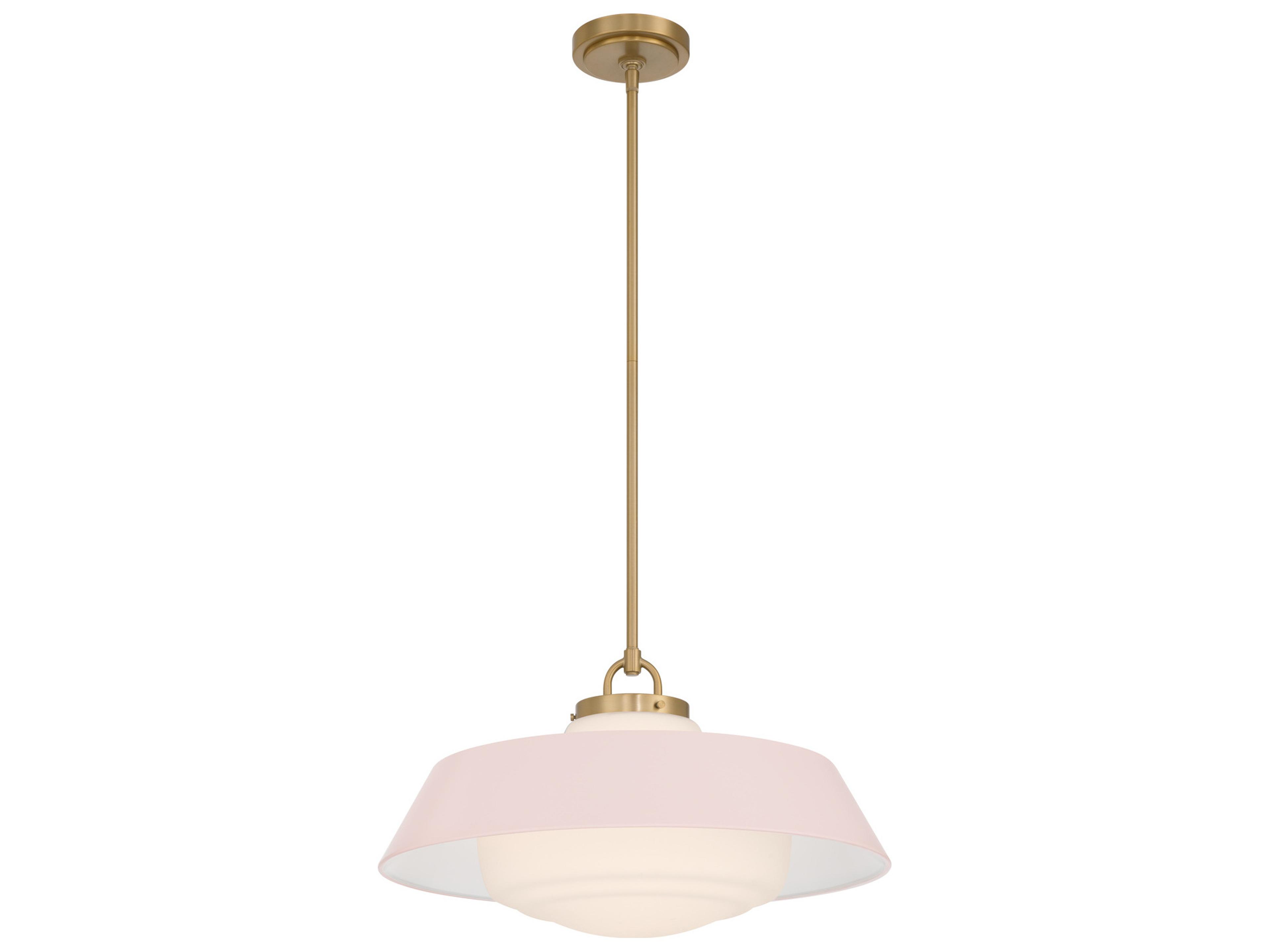 Xander 3-Light Pink Pendant